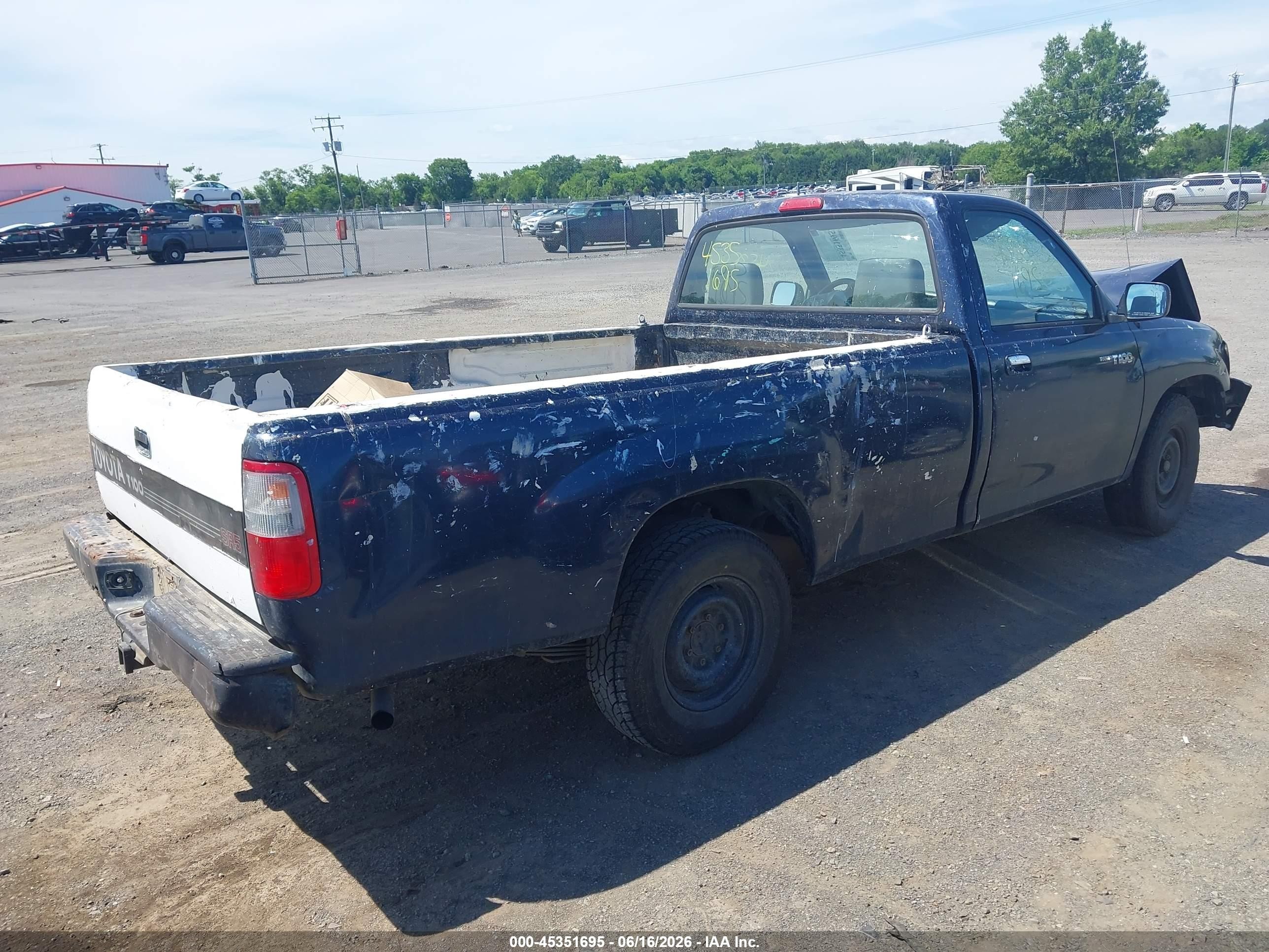 1995 Toyota T100   Синий vin: JT4UD10D7S0007237