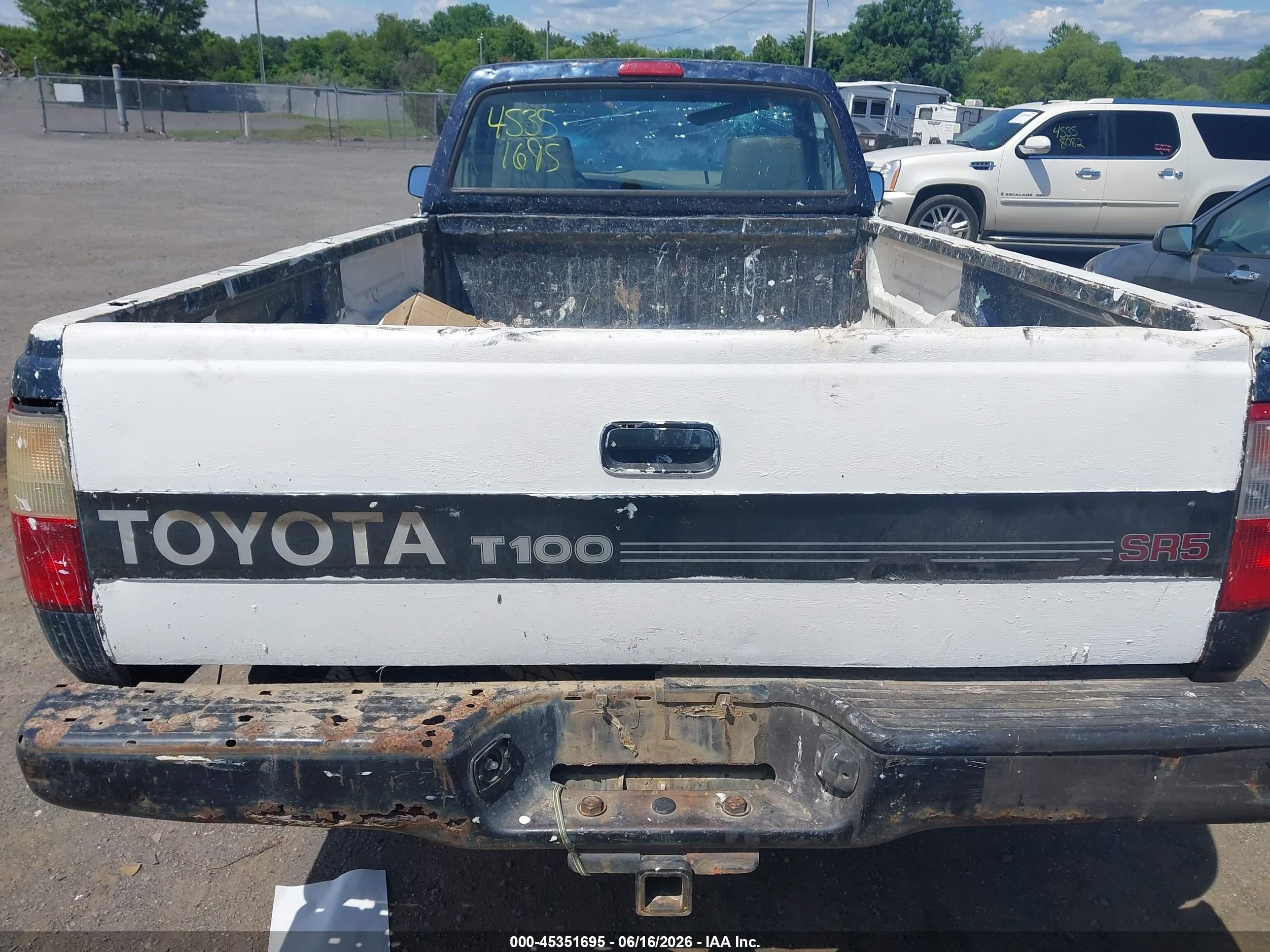 1995 Toyota T100   Синий vin: JT4UD10D7S0007237