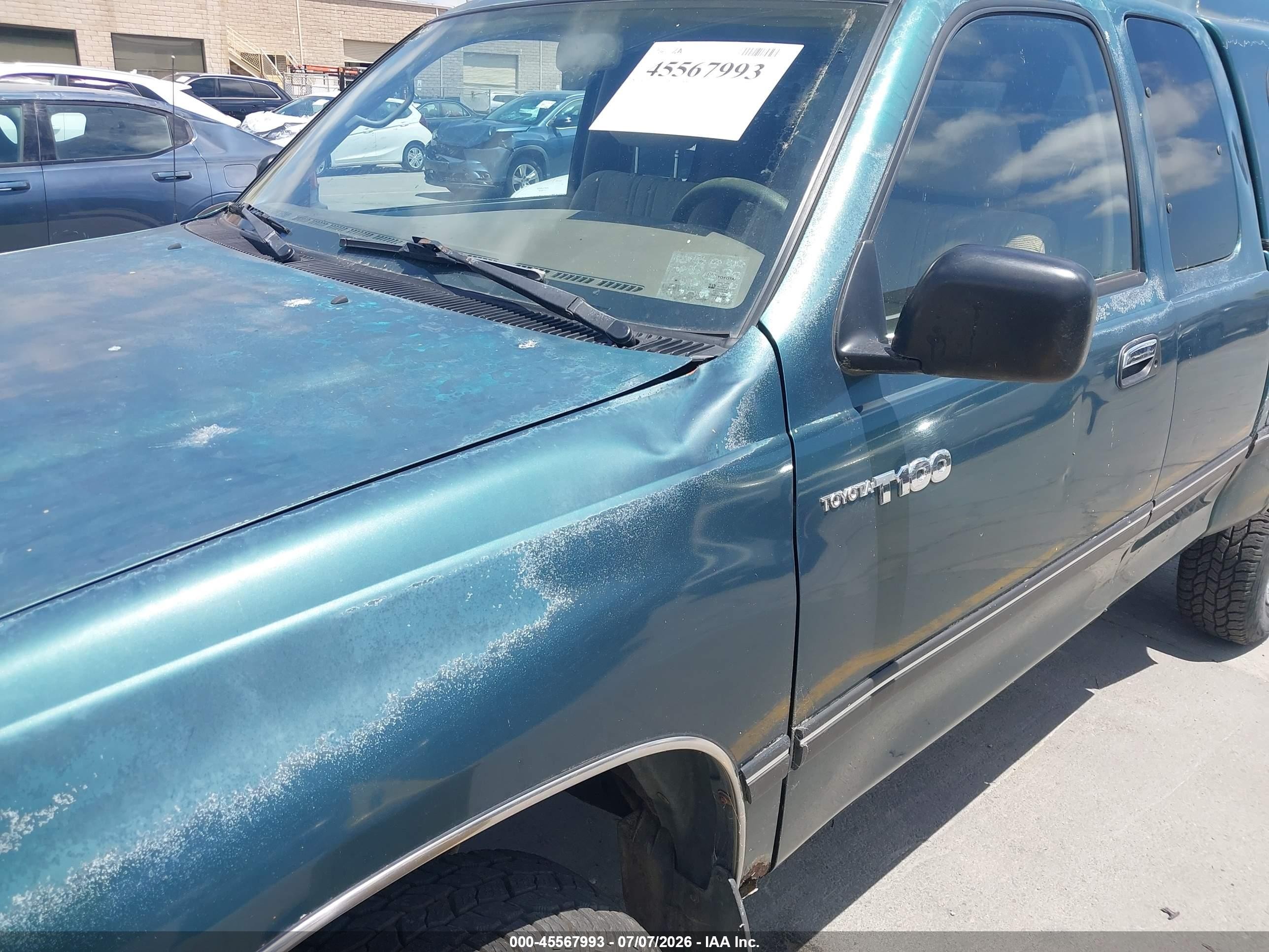1997 Toyota T100 Dx V6 Green vin: JT4UN22D1V0035412