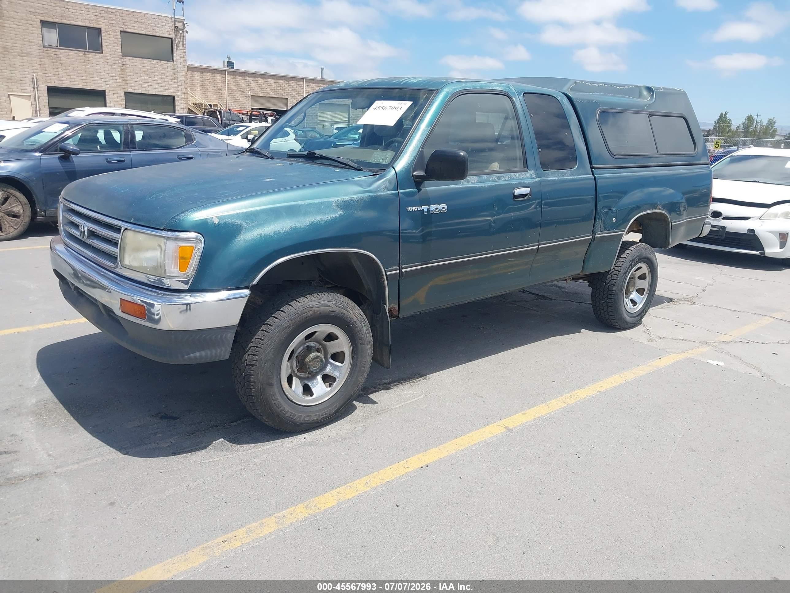 1997 Toyota T100 Dx V6 Green vin: JT4UN22D1V0035412