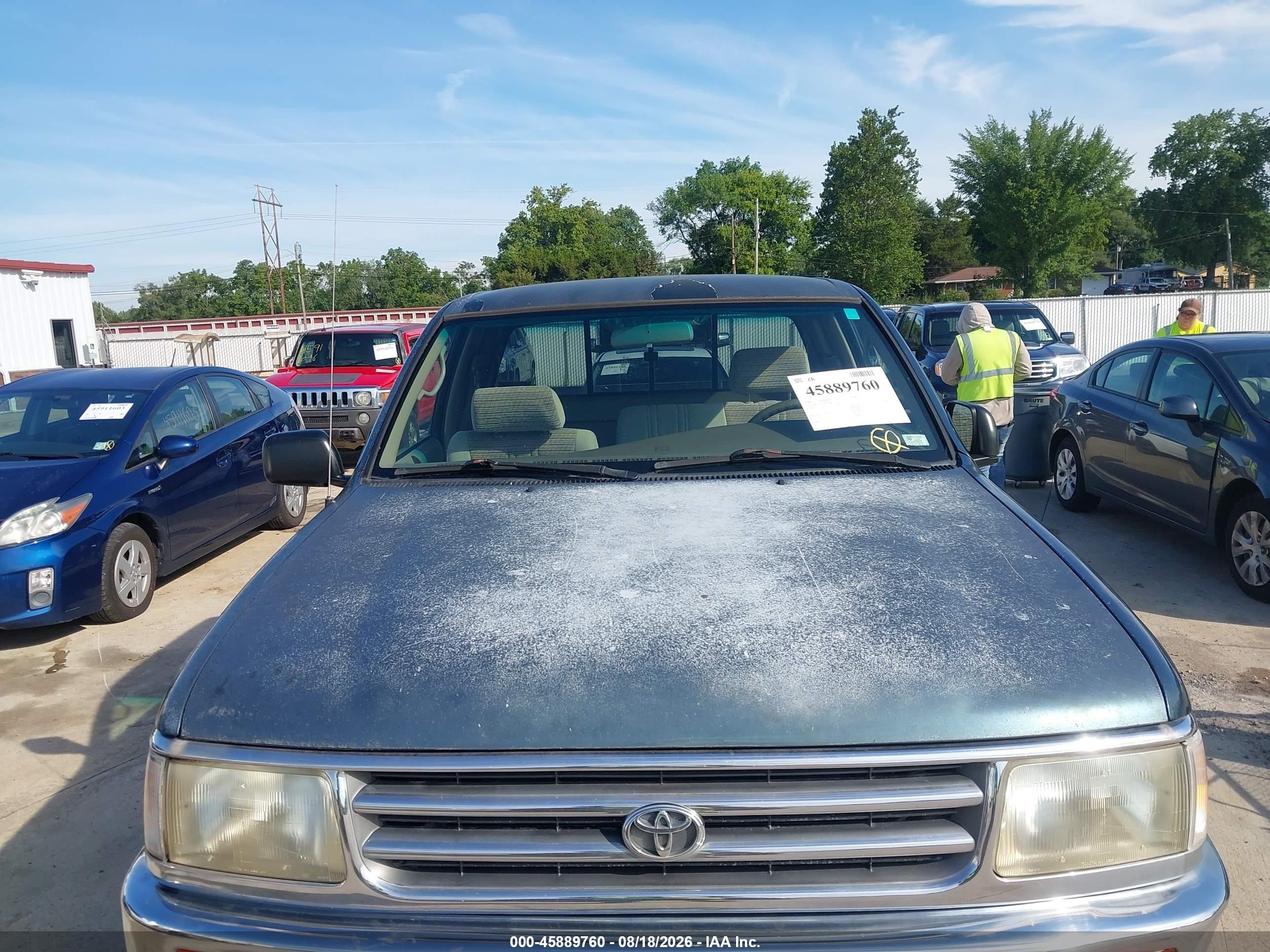 1996 Toyota T100 Xtracab Blue vin: JT4UN22D2T0031396