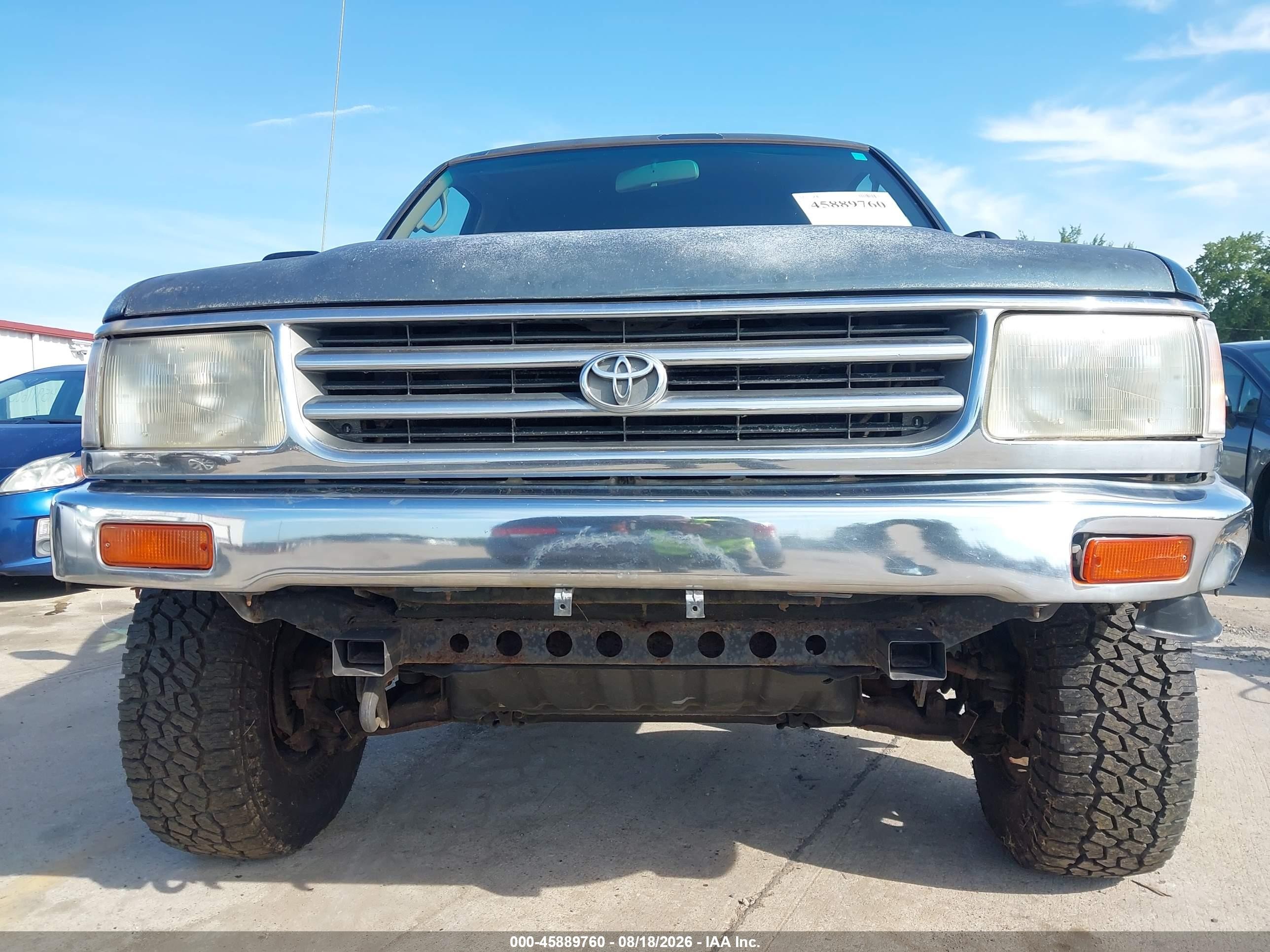 1996 Toyota T100 Xtracab Blue vin: JT4UN22D2T0031396