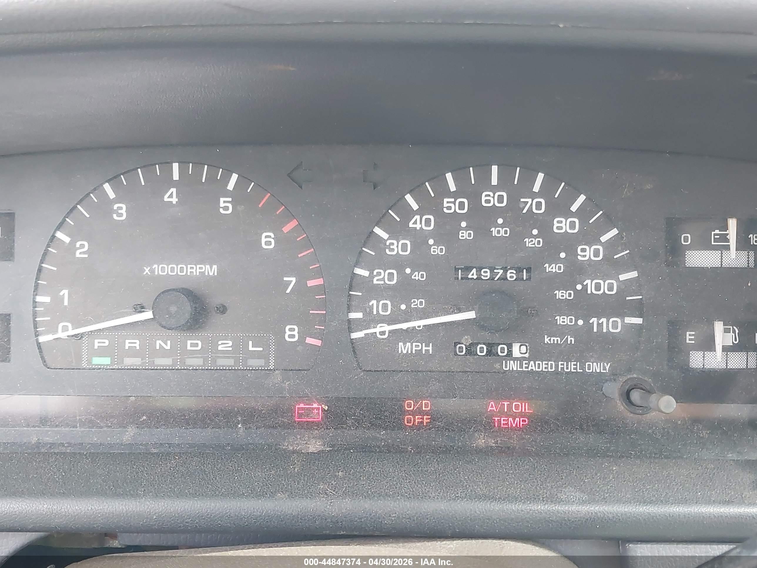 1998 Toyota T100 Dx V6 Black vin: JT4UN22D4W0051069