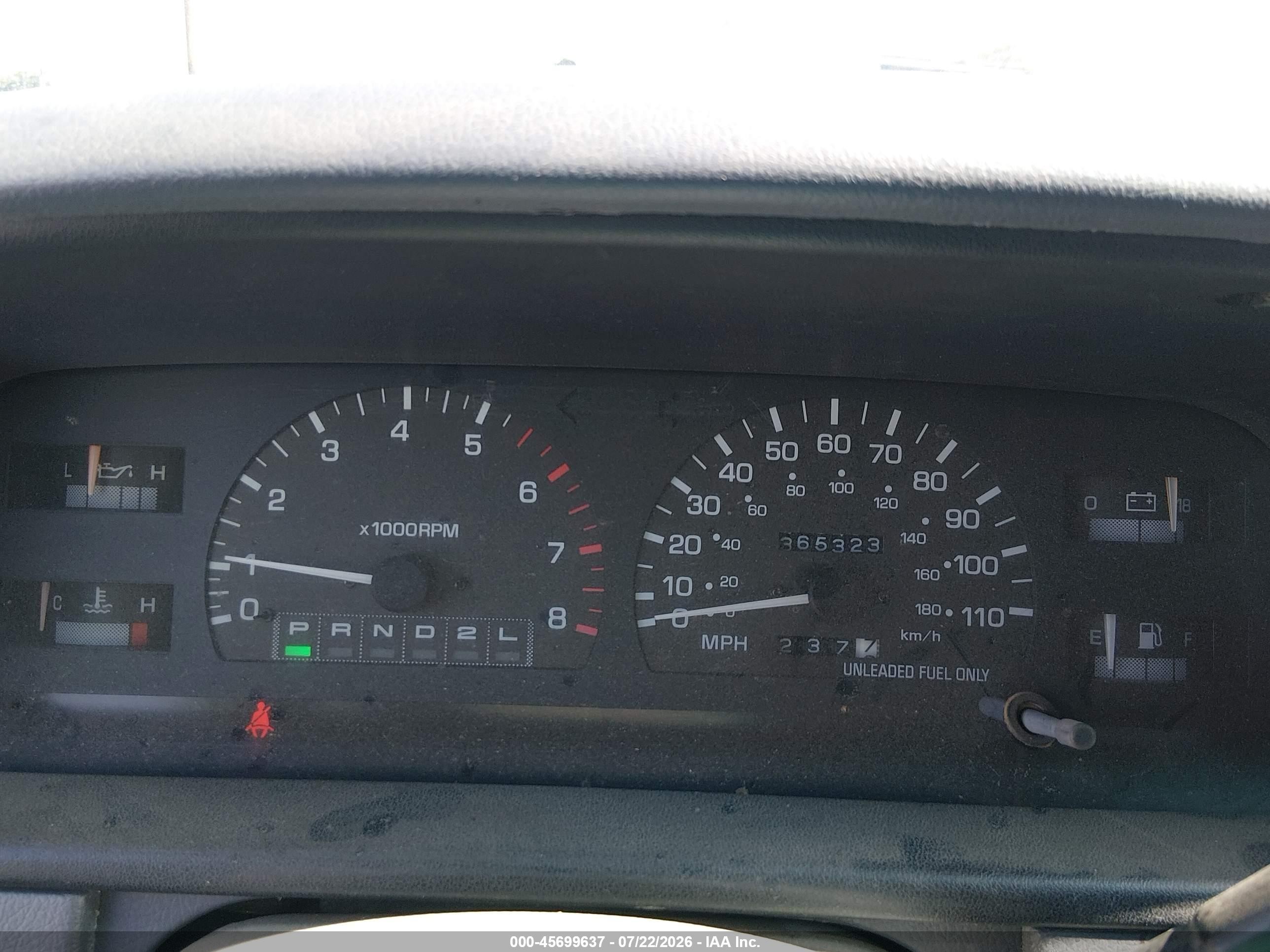1998 Toyota T100 Dx V6 White vin: JT4UN22D4W0054523