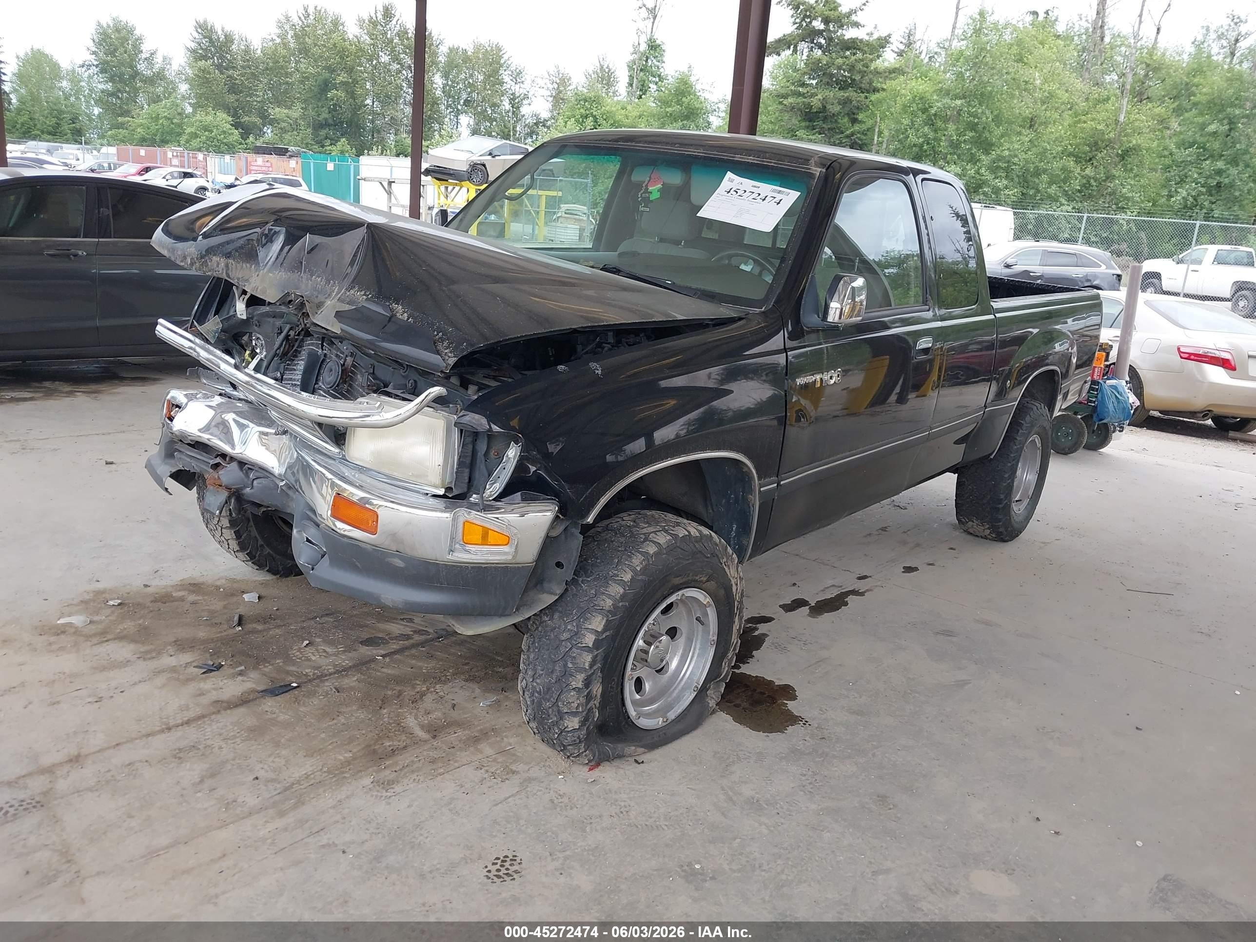 1997 Toyota T100 Dx V6 Black vin: JT4UN22D5V0035641