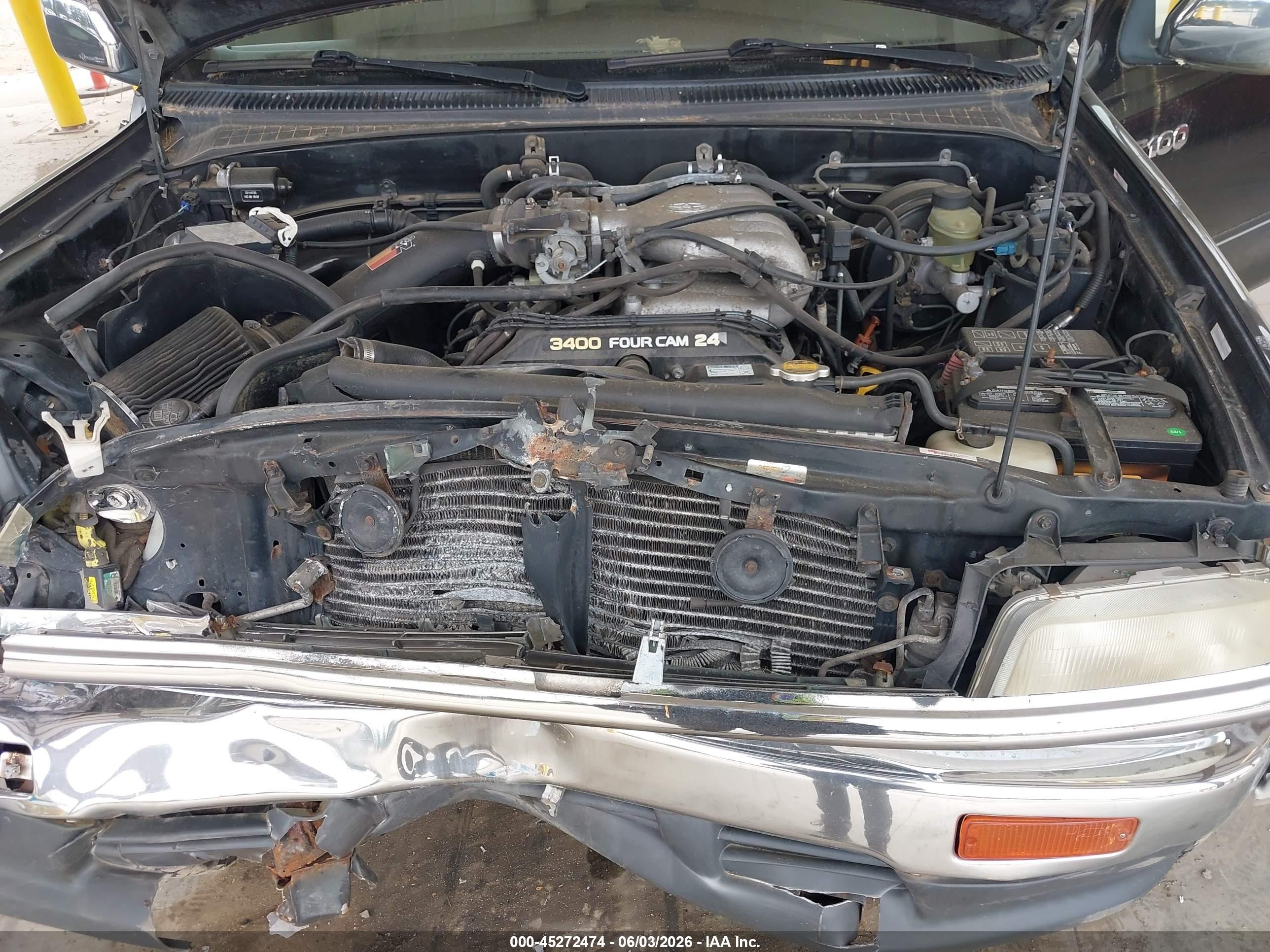 1997 Toyota T100 Dx V6 Black vin: JT4UN22D5V0035641