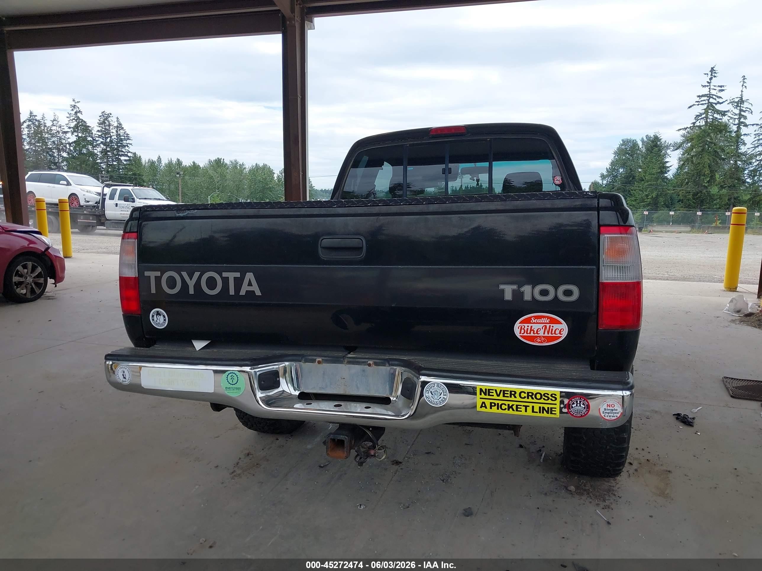 1997 Toyota T100 Dx V6 Black vin: JT4UN22D5V0035641