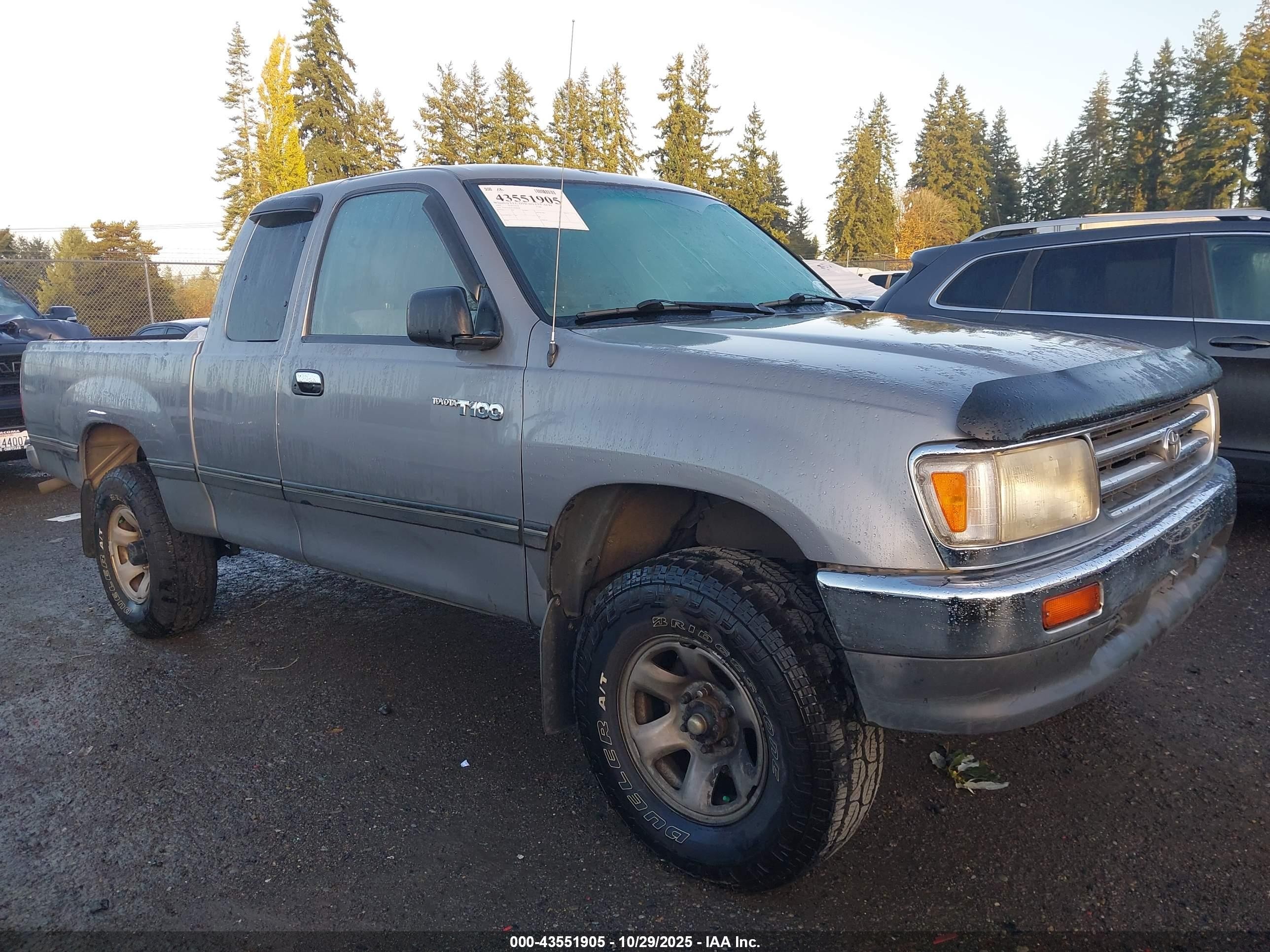 1997 Toyota T100 Dx V6 Silver vin: JT4UN22D5V0049409
