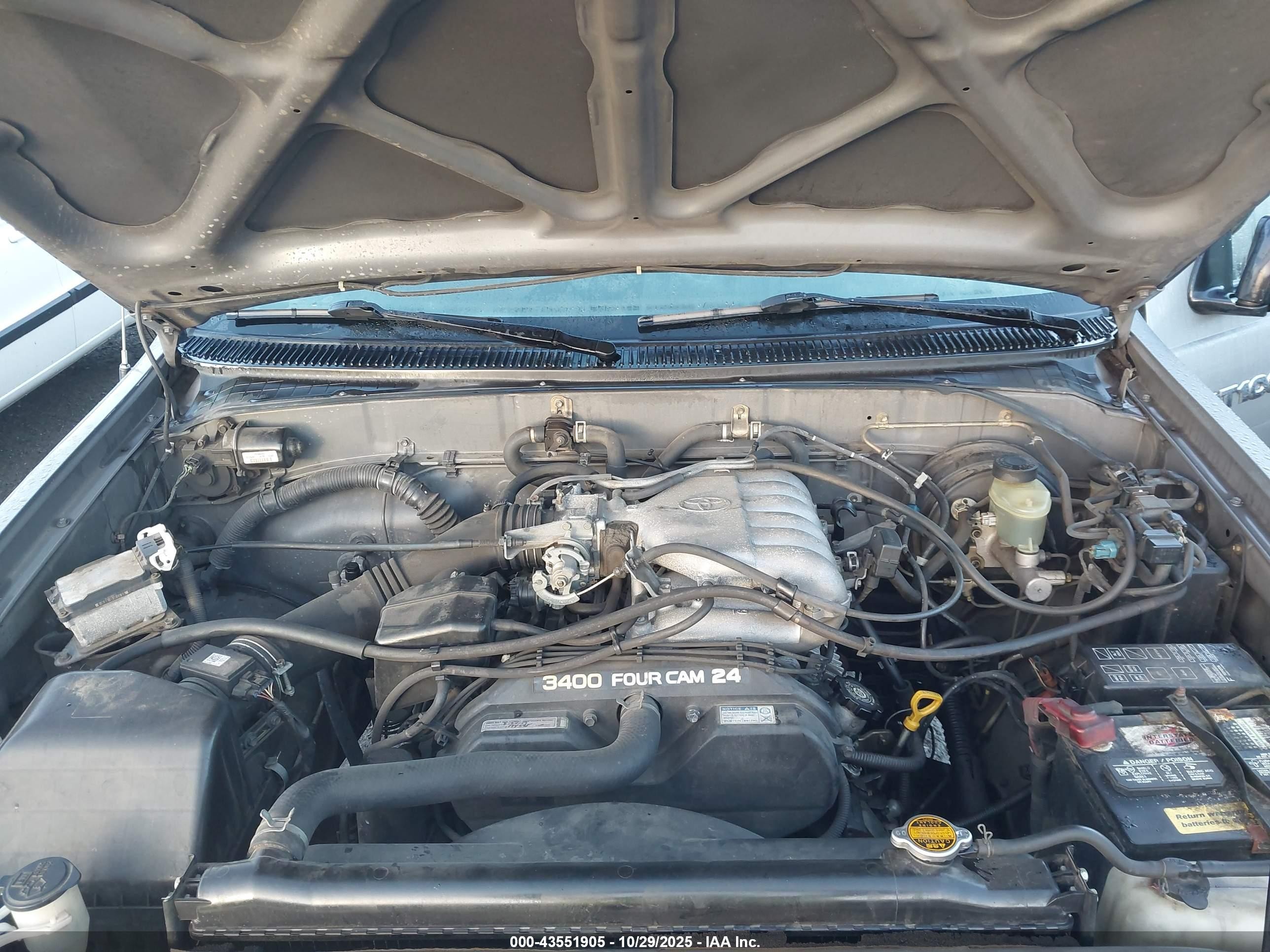 1997 Toyota T100 Dx V6 Silver vin: JT4UN22D5V0049409