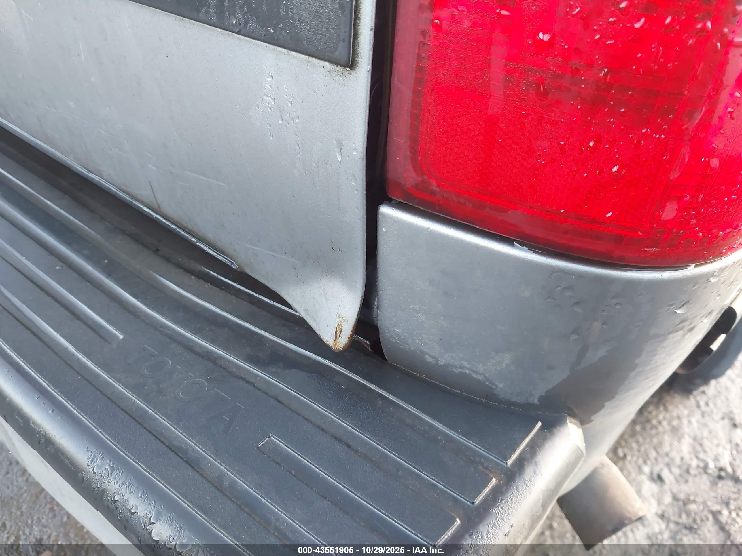 1997 Toyota T100 Dx V6 Silver vin: JT4UN22D5V0049409