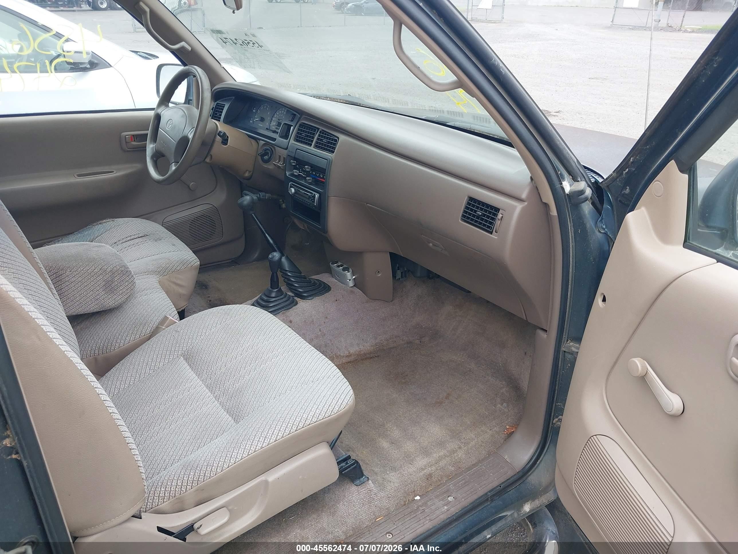 1996 Toyota T100 Xtracab Green vin: JT4UN22DXT0025393
