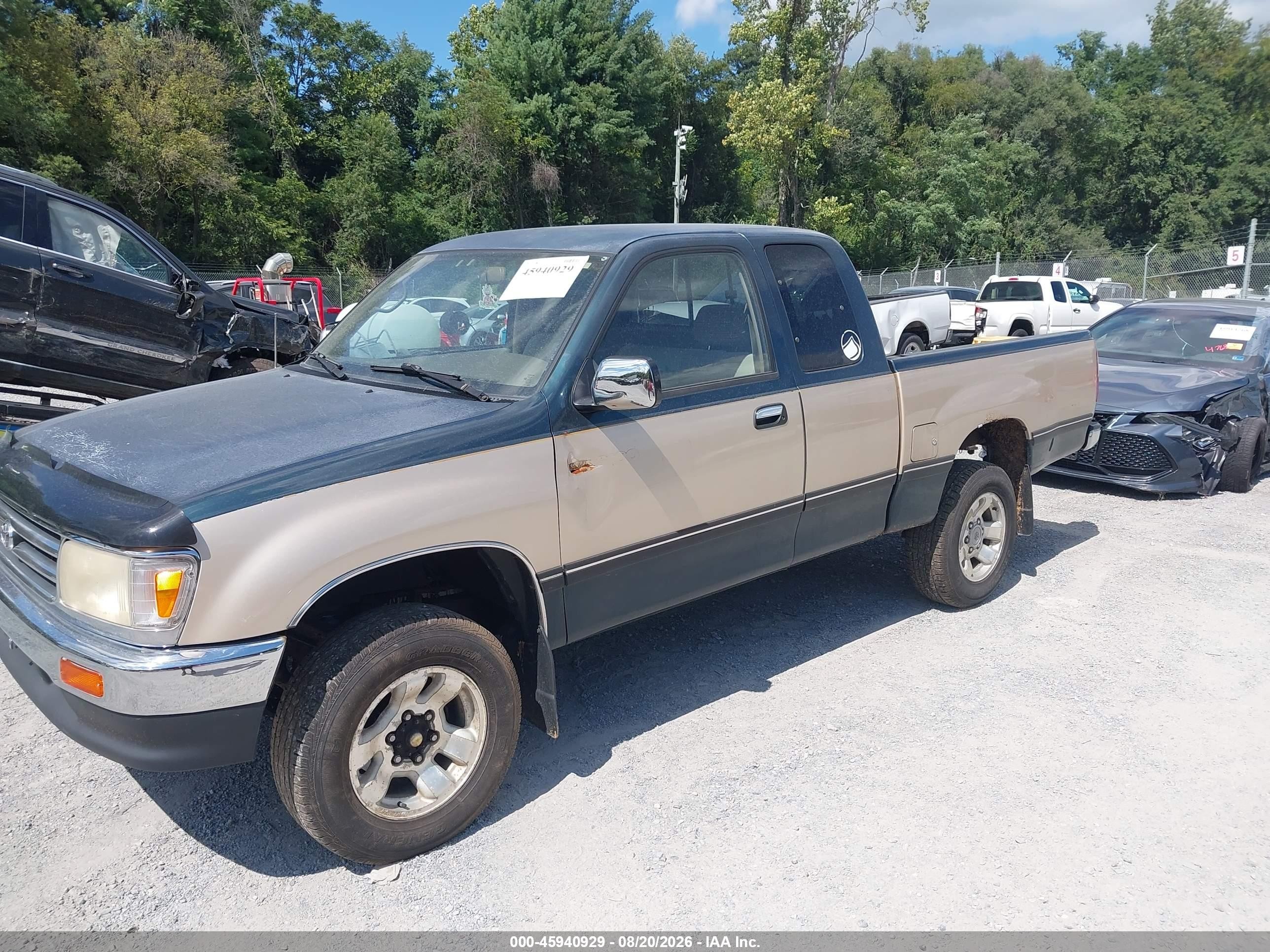 1996 Toyota T100 Xtracab Sr5 Beige vin: JT4UN24D1T0023898