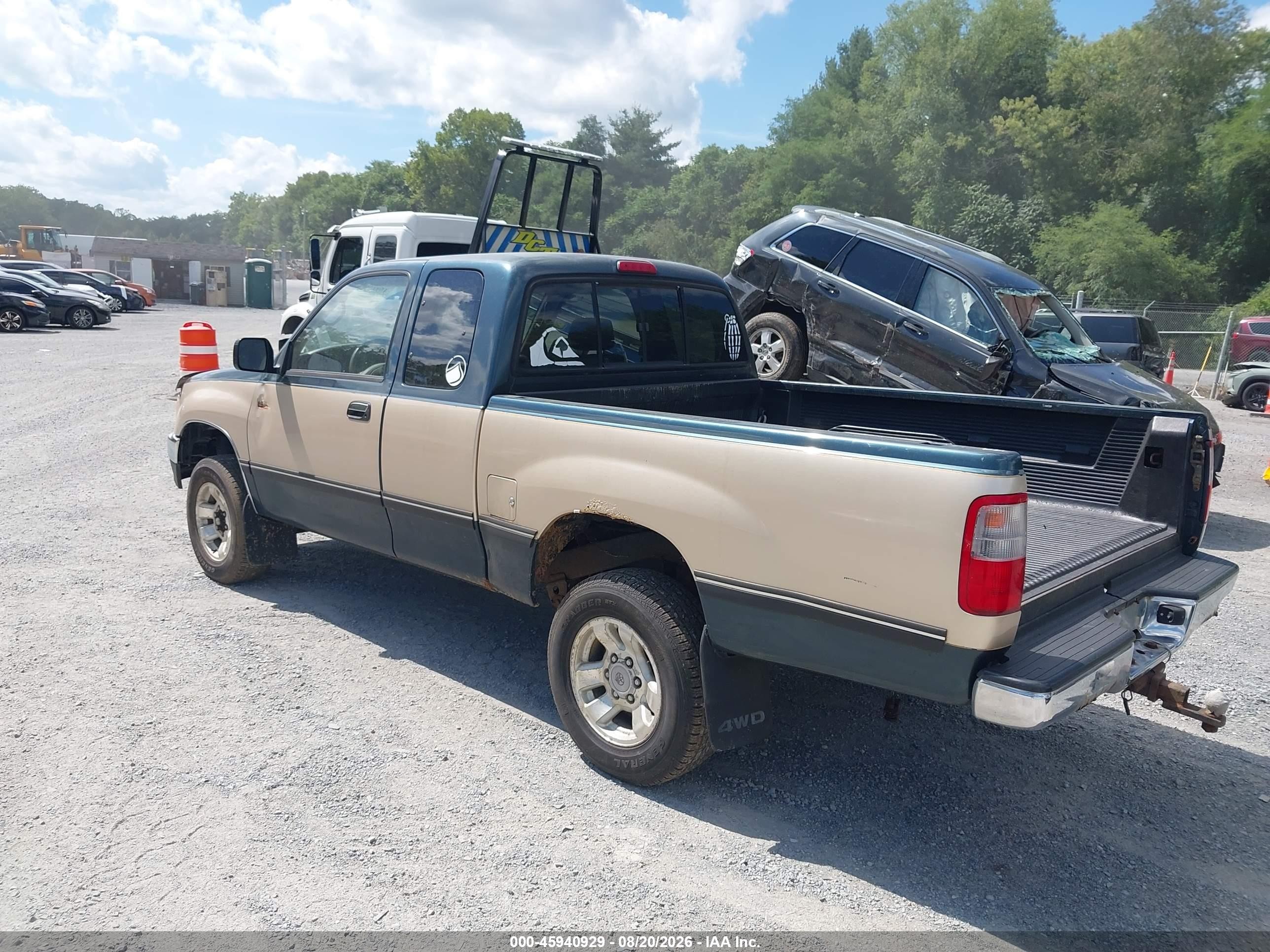1996 Toyota T100 Xtracab Sr5 Beige vin: JT4UN24D1T0023898