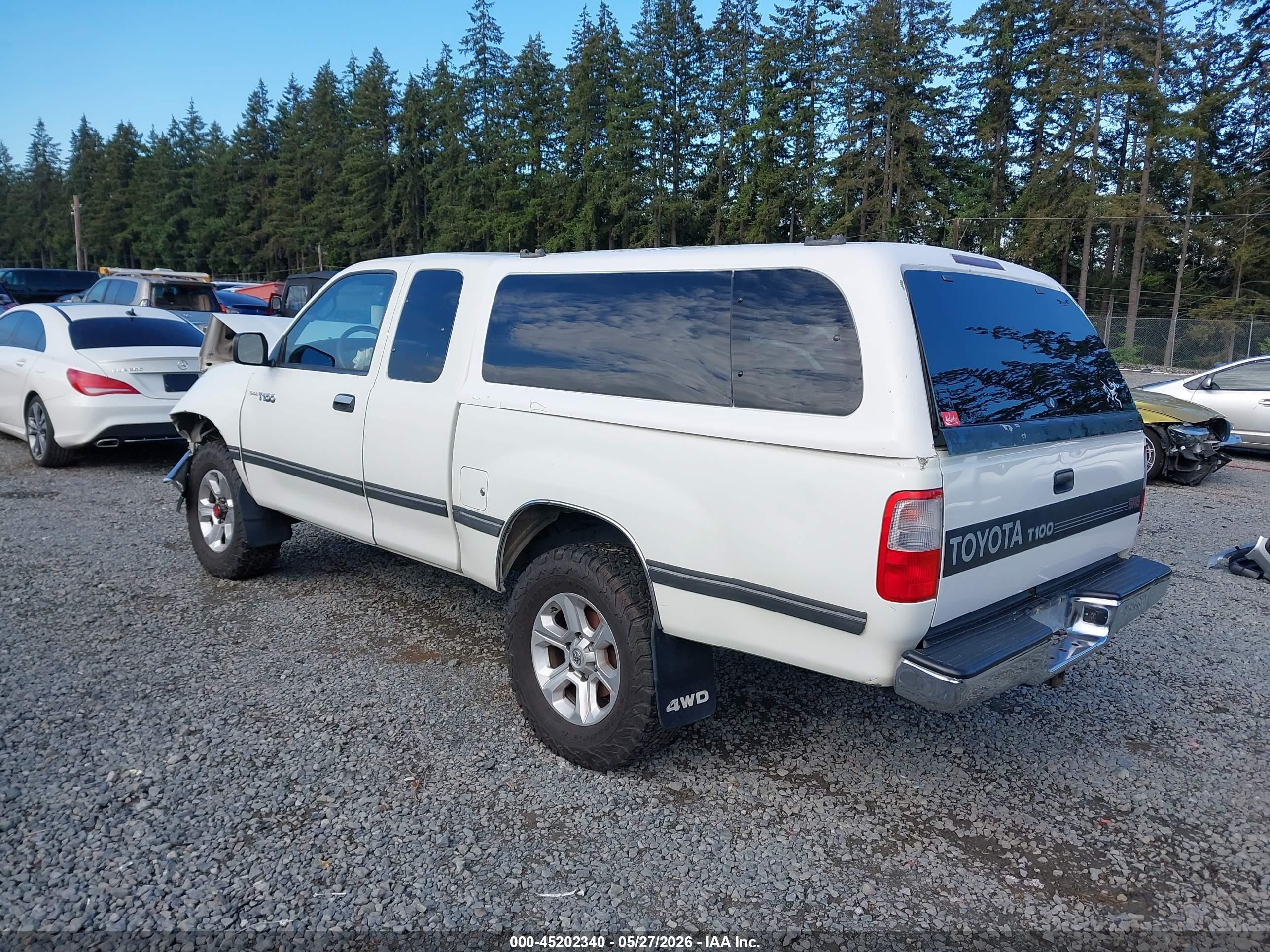 1997 Toyota T100 Sr5 V6 White vin: JT4UN24D1V0042602