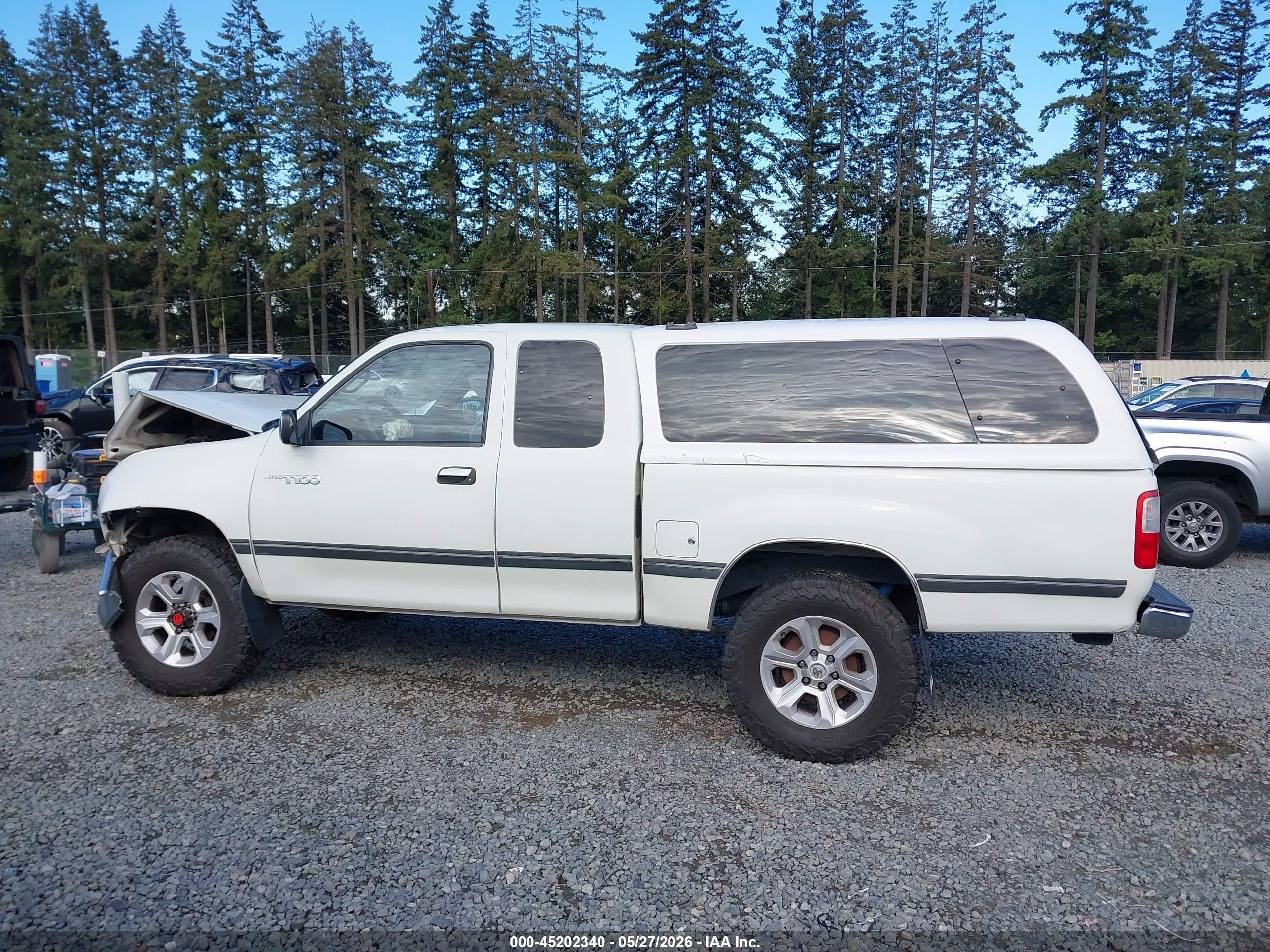 1997 Toyota T100 Sr5 V6 White vin: JT4UN24D1V0042602