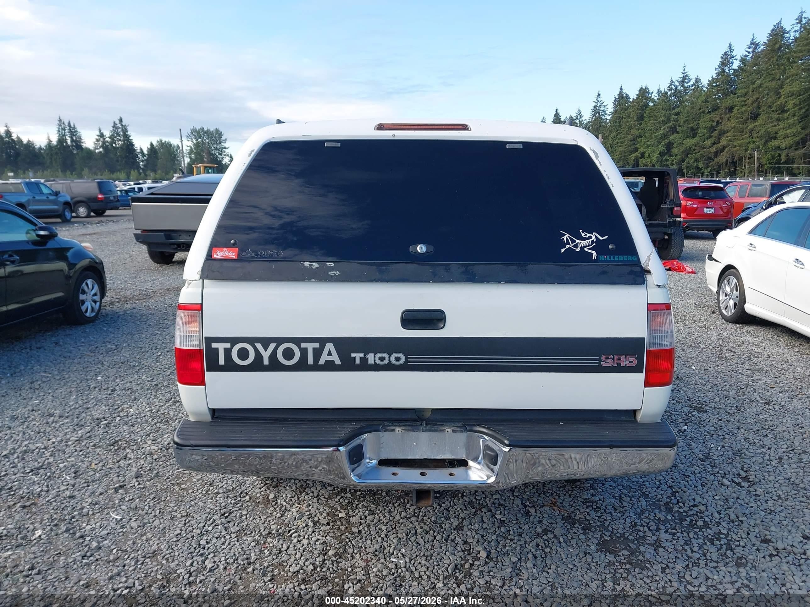 1997 Toyota T100 Sr5 V6 White vin: JT4UN24D1V0042602