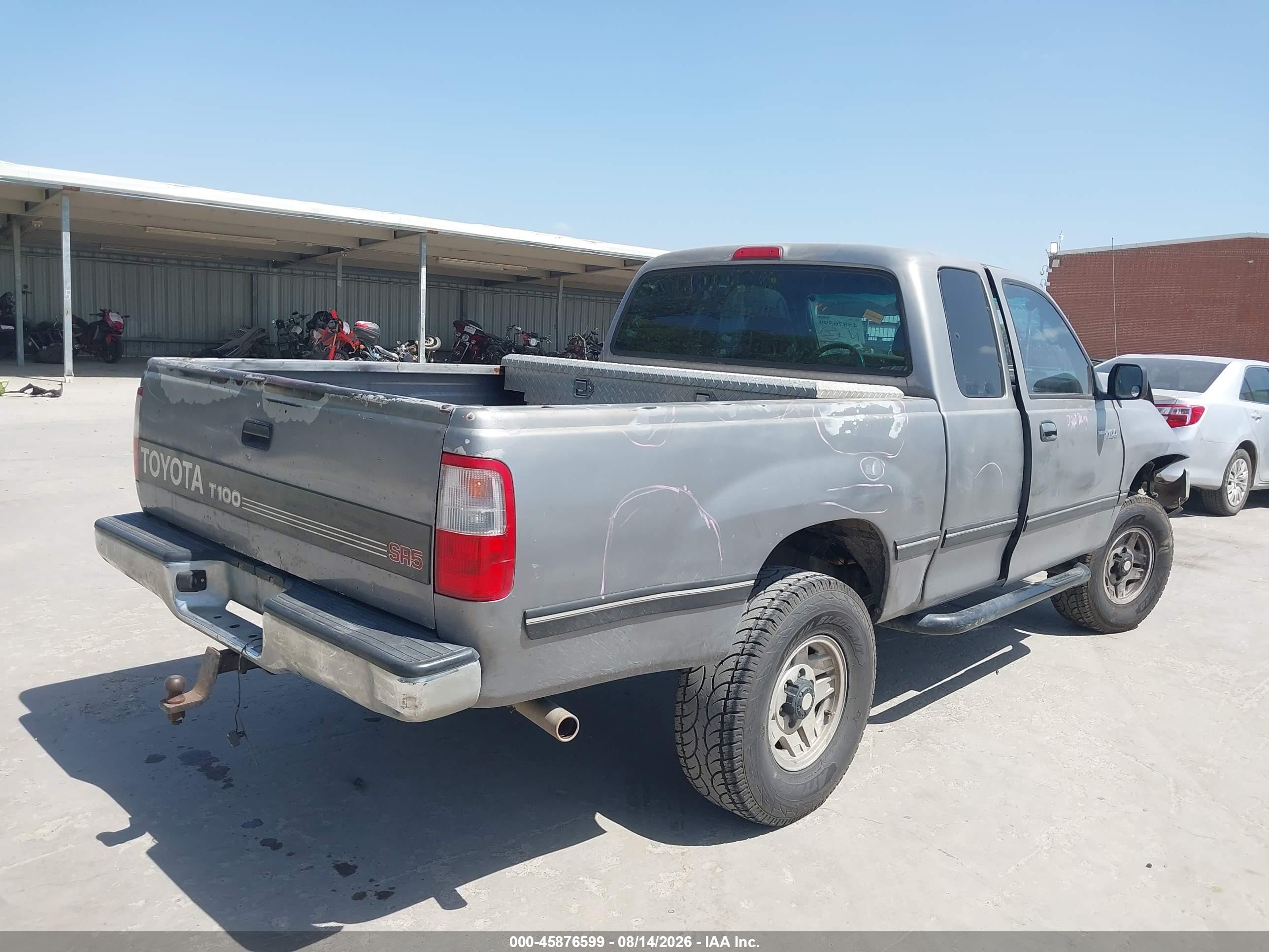 1996 Toyota T100 Xtracab Sr5 Gray vin: JT4UN24D2T0026812
