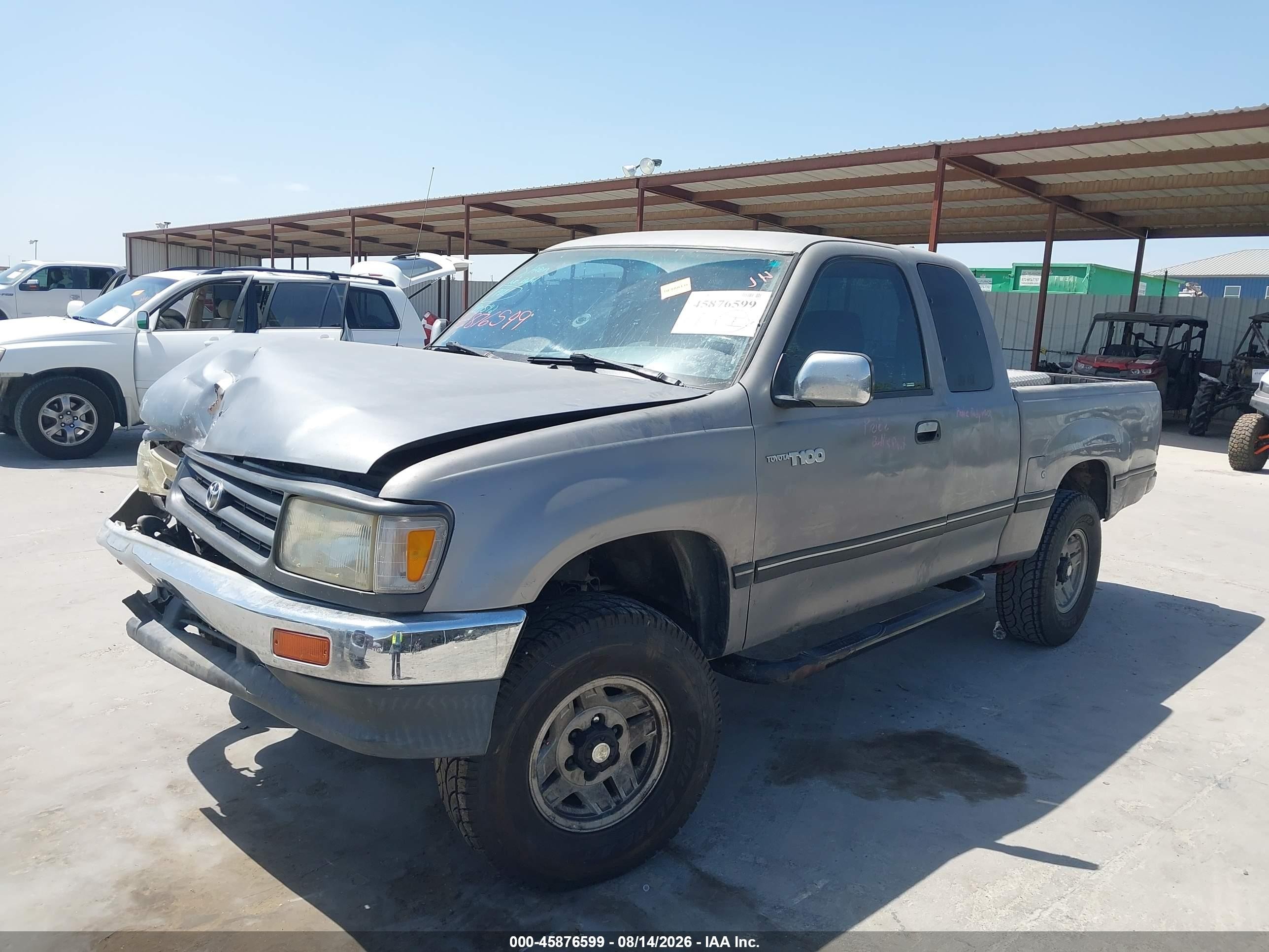 1996 Toyota T100 Xtracab Sr5 Gray vin: JT4UN24D2T0026812