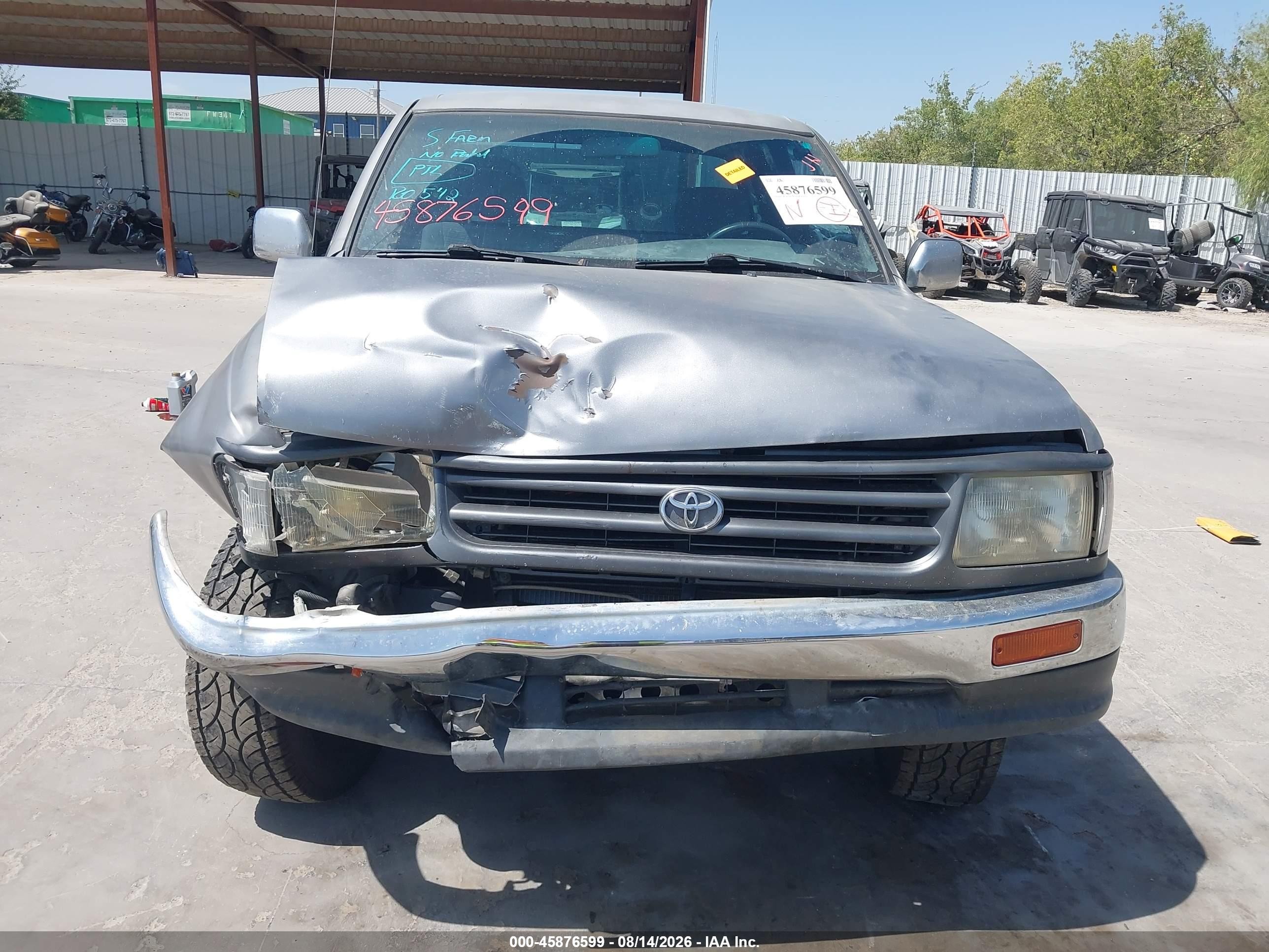 1996 Toyota T100 Xtracab Sr5 Gray vin: JT4UN24D2T0026812