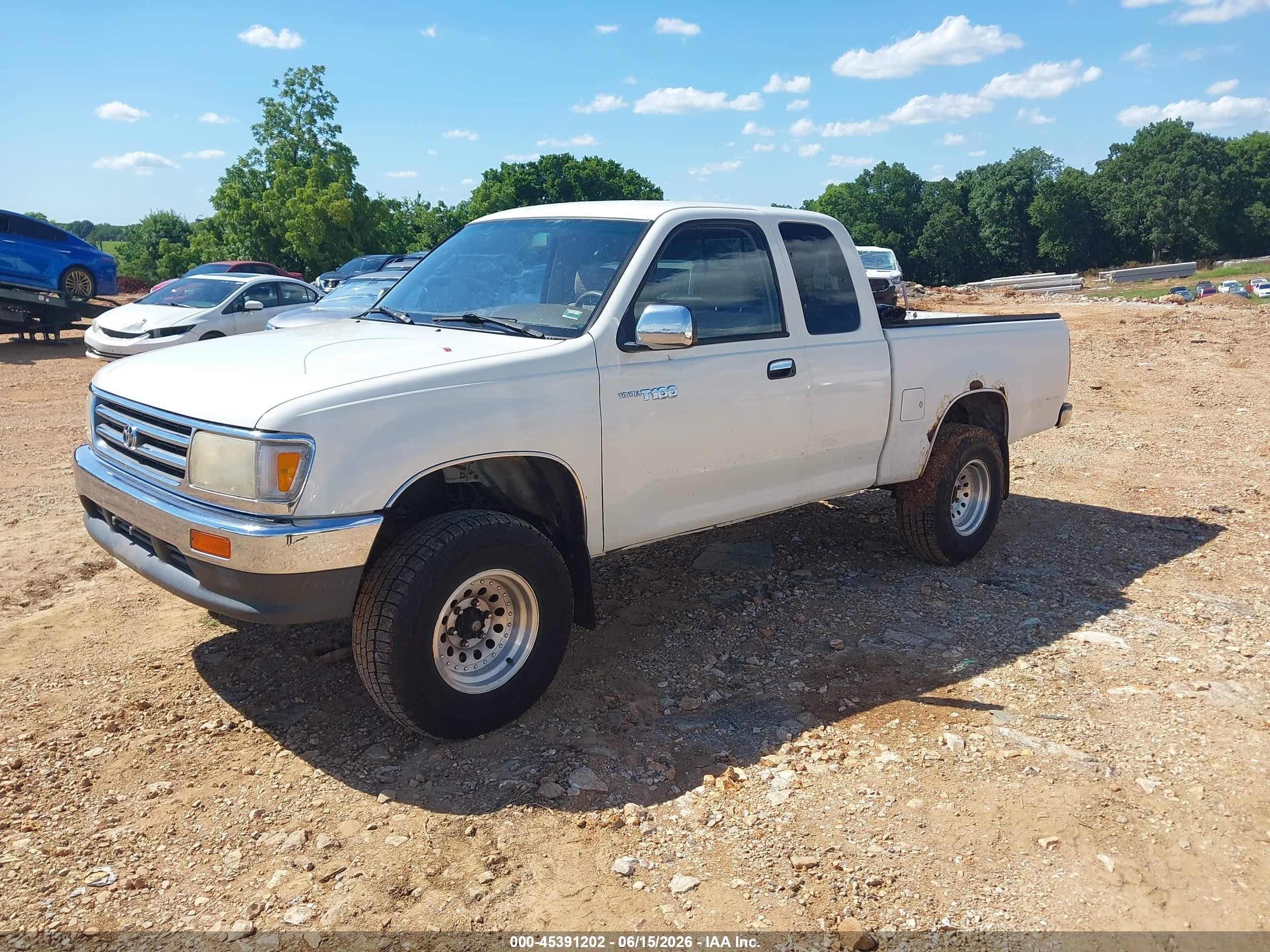 1996 Toyota T100 Xtracab Sr5 White vin: JT4UN24D3T0029766