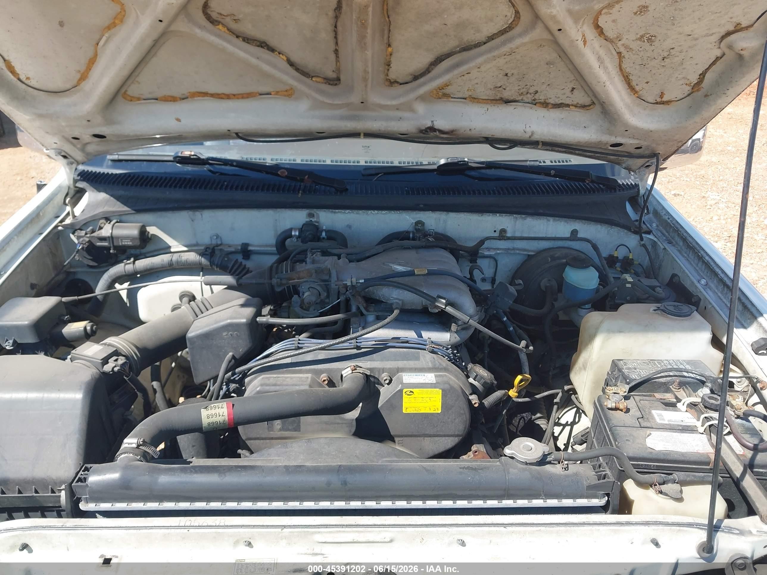 1996 Toyota T100 Xtracab Sr5 White vin: JT4UN24D3T0029766