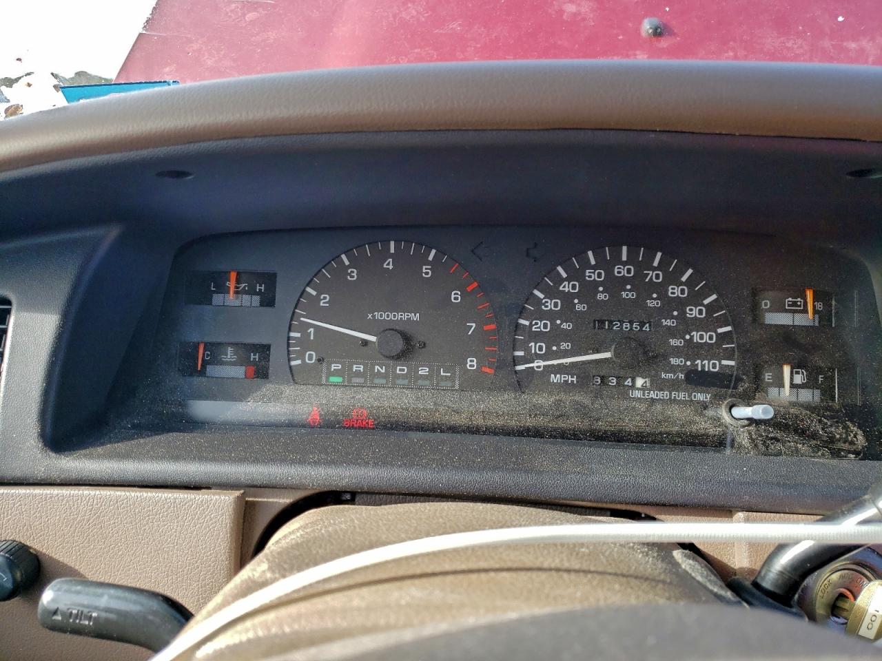 1997 Toyota T100 Xtracab Sr5 Burgundy vin: JT4UN24D7V0041034