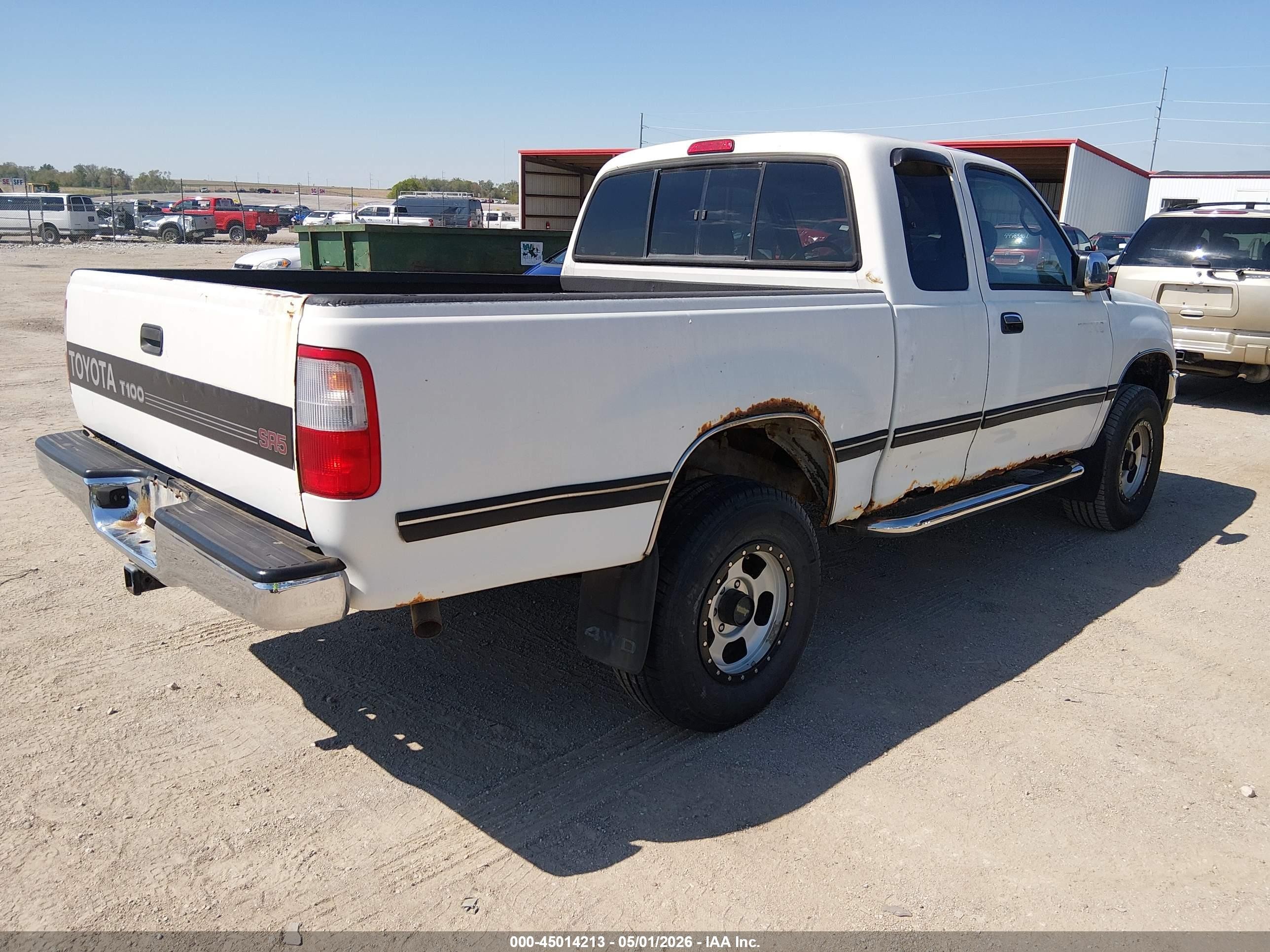 1998 Toyota T100 Sr5 V6 White vin: JT4UN24D7W0053508