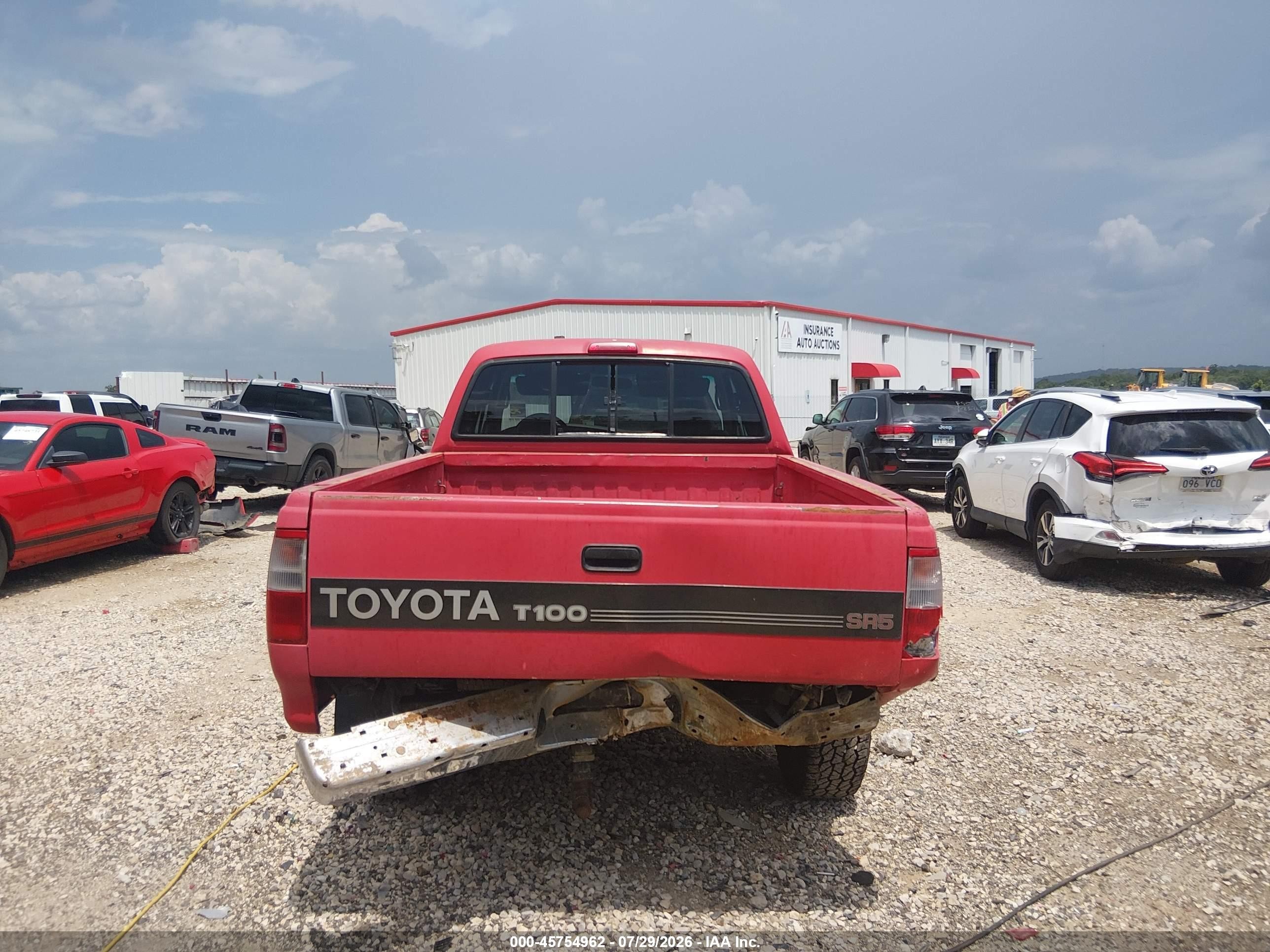1998 Toyota T100 Sr5 V6 Red vin: JT4UN24D8W0052917