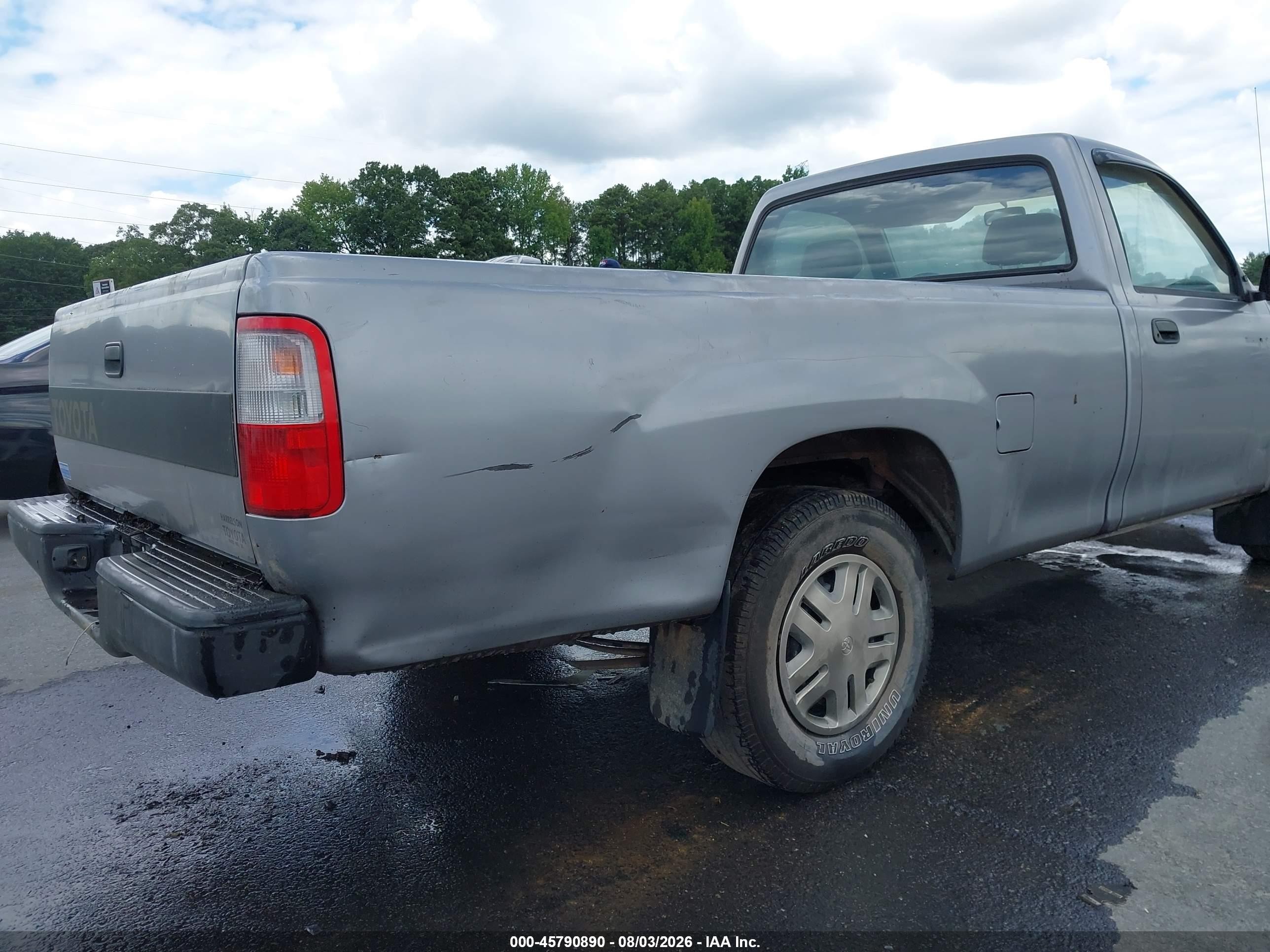 1993 Toyota T100   Серый vin: JT4VD10A8P0011699