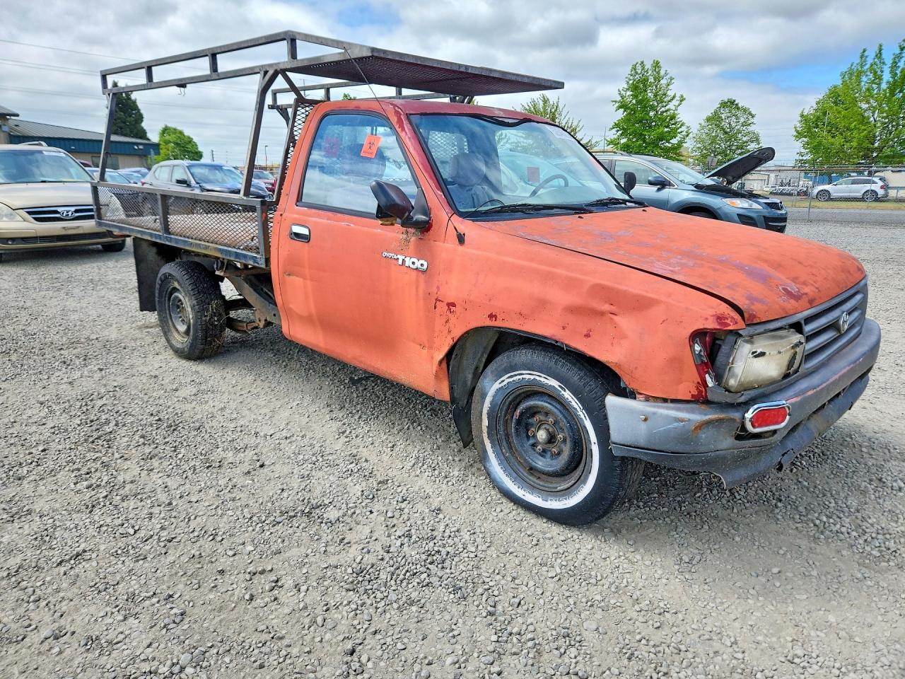1993 Toyota T100 Base Red vin: JT4VD10A9P0001554