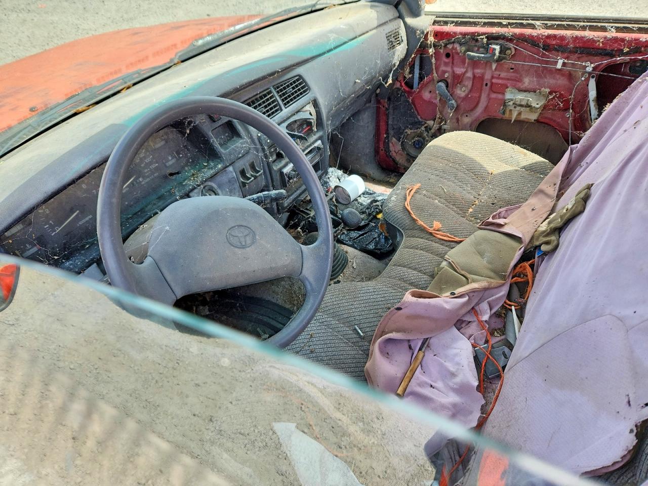 1993 Toyota T100 Base Red vin: JT4VD10A9P0001554