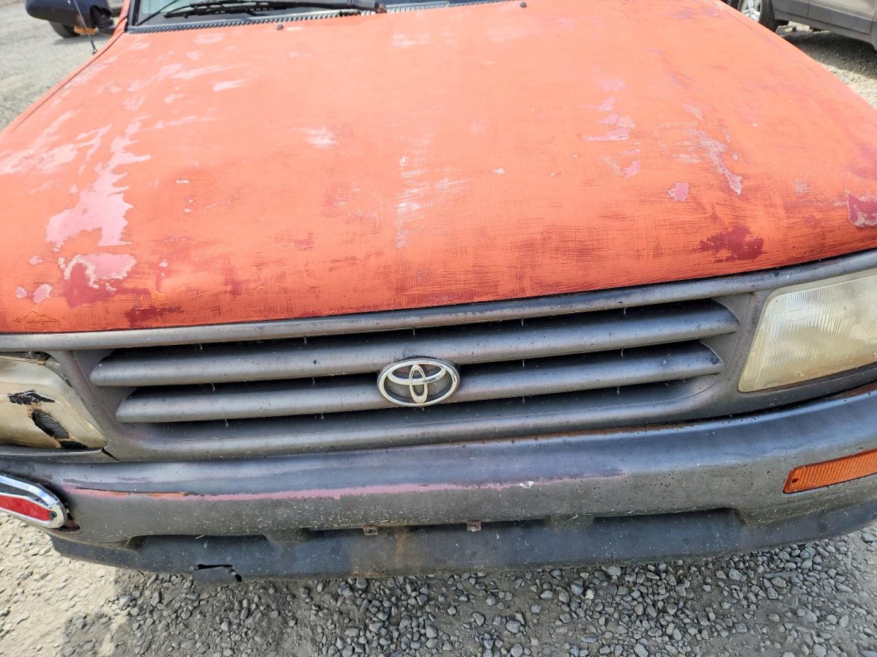 1993 Toyota T100 Base Red vin: JT4VD10A9P0001554
