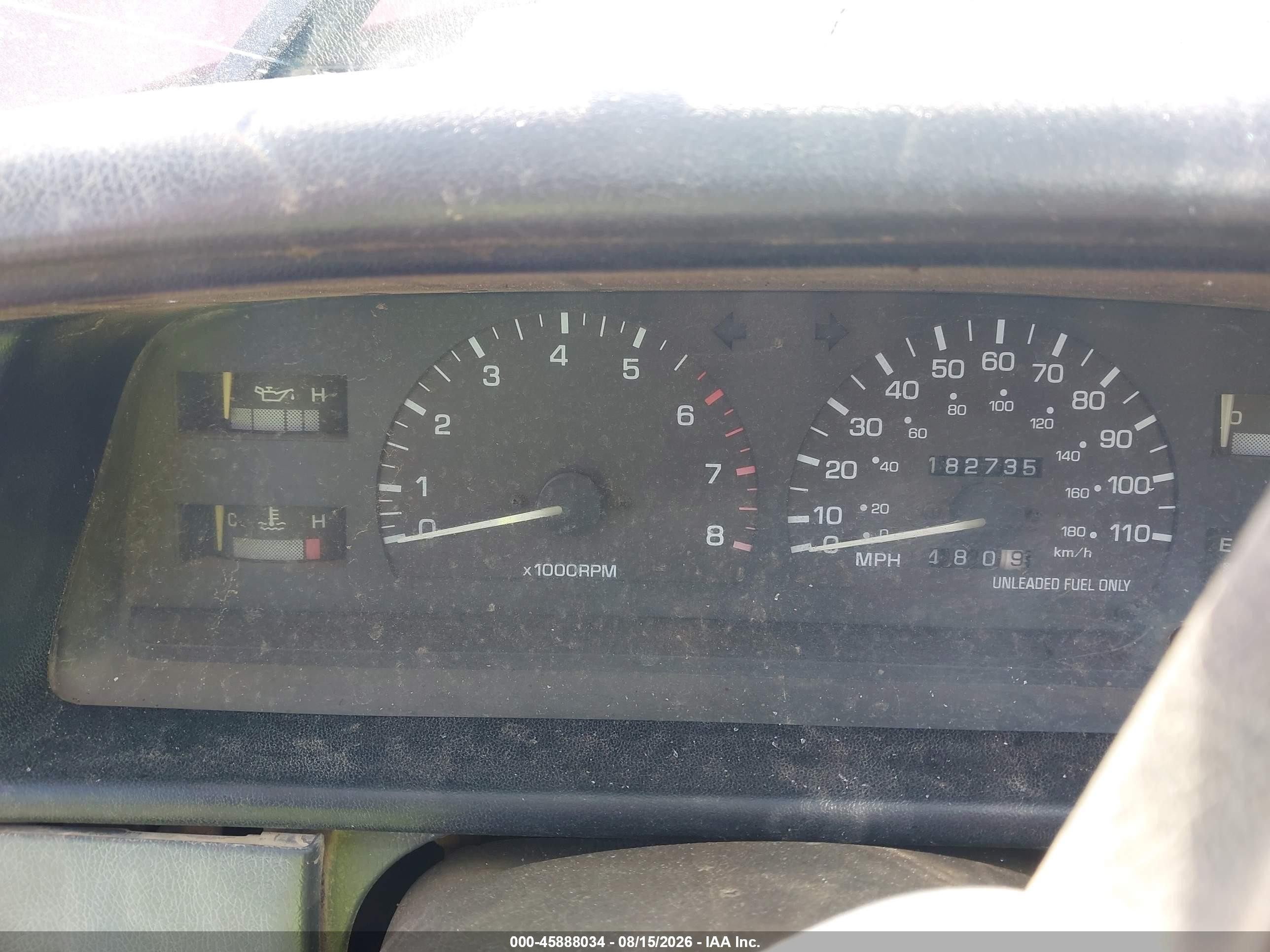 1993 Toyota T100 Sr5 Red vin: JT4VD10C2P0003132