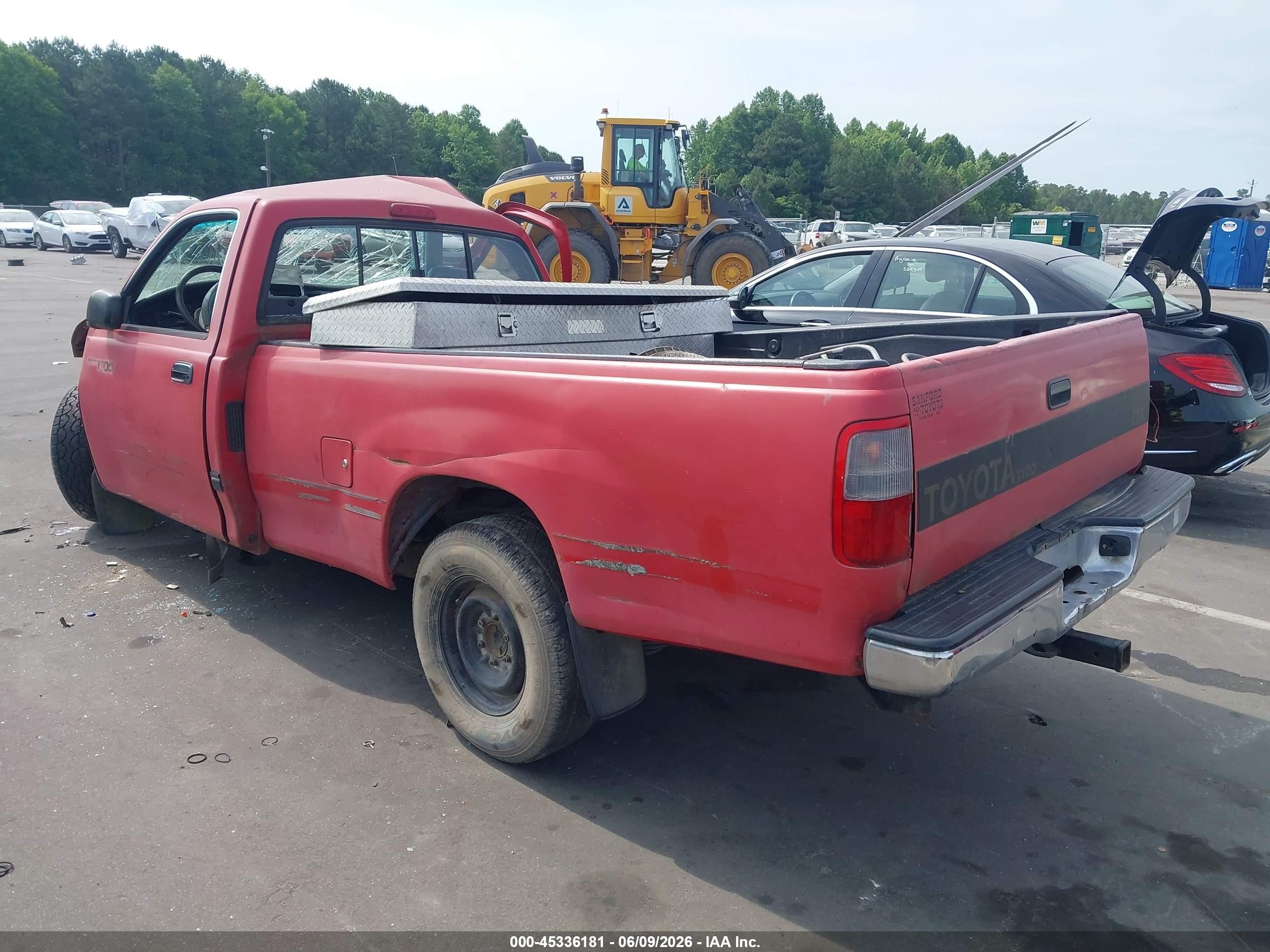 1995 Toyota T100 Dx Red vin: JT4VD11E9S0001192