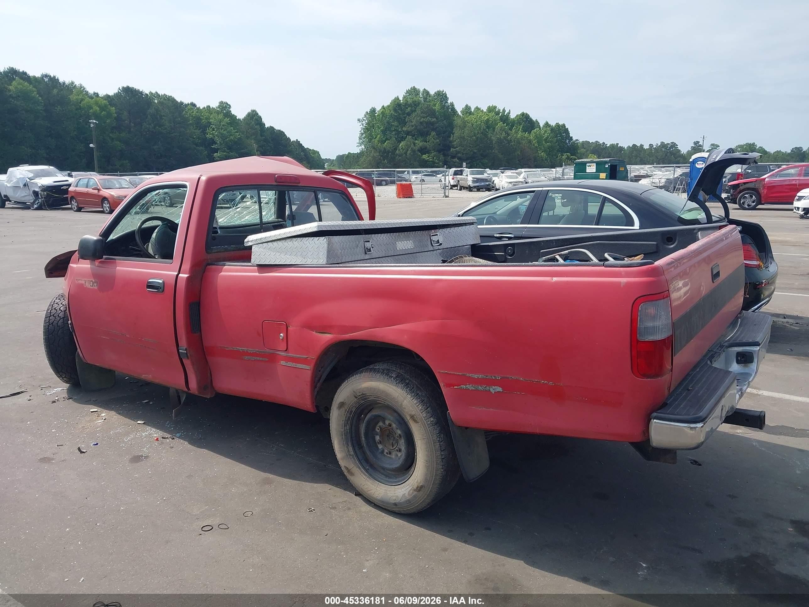 1995 Toyota T100 Dx Red vin: JT4VD11E9S0001192