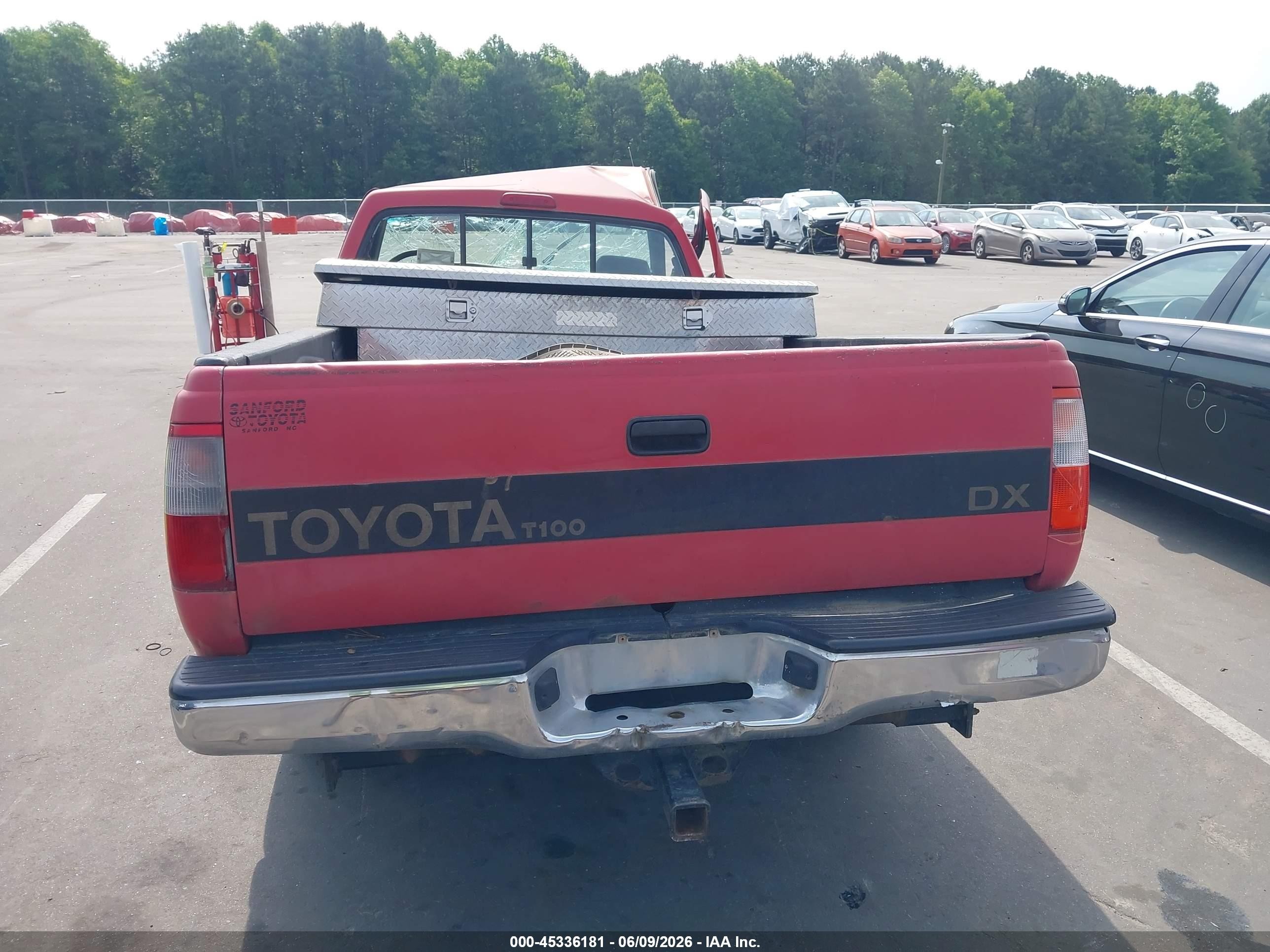 1995 Toyota T100 Dx Red vin: JT4VD11E9S0001192
