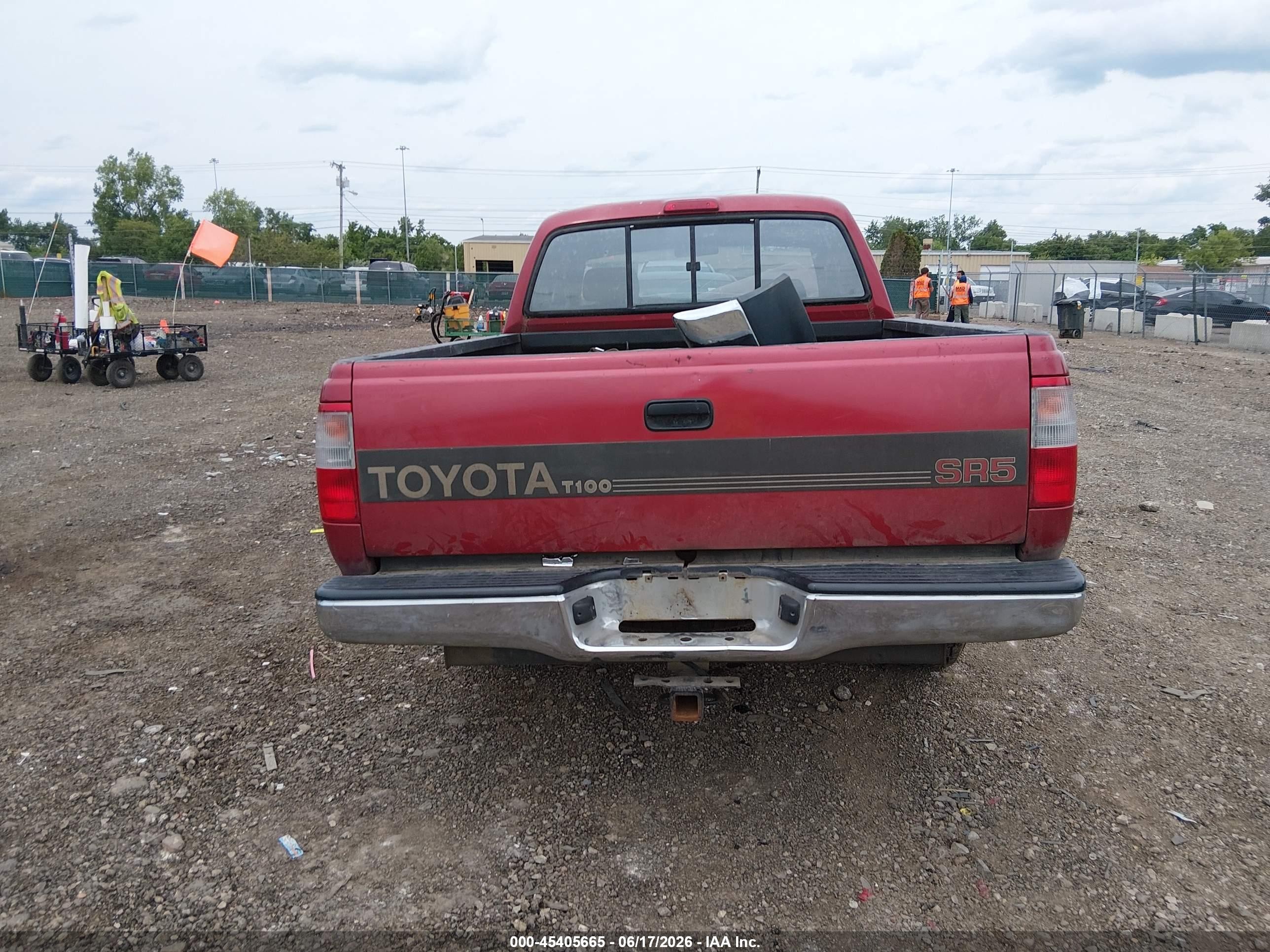 1995 Toyota T100 Xtracab Sr5 Red vin: JT4VD12F4S0014326