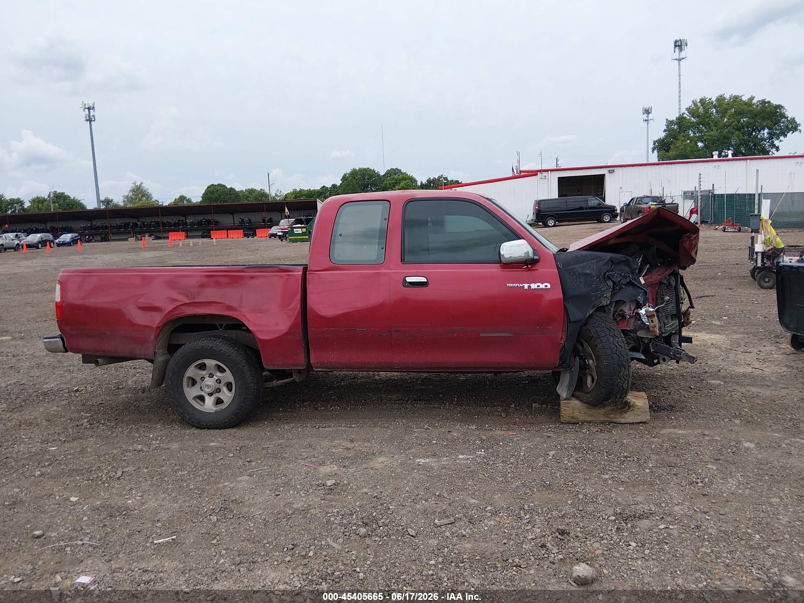 1995 Toyota T100 Xtracab Sr5 Red vin: JT4VD12F4S0014326