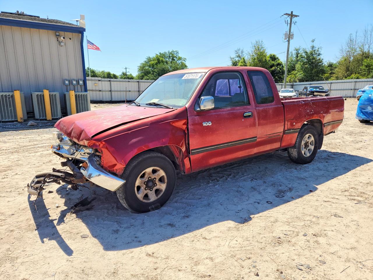 1995 Toyota T100 Xtracab Sr5 Red vin: JT4VD12F8S0010859