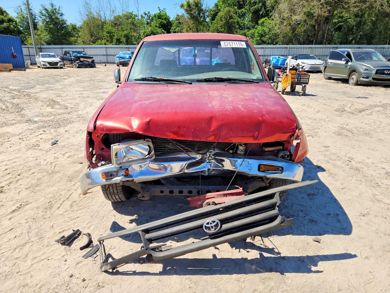 1995 Toyota T100 Xtracab Sr5 Red vin: JT4VD12F8S0010859