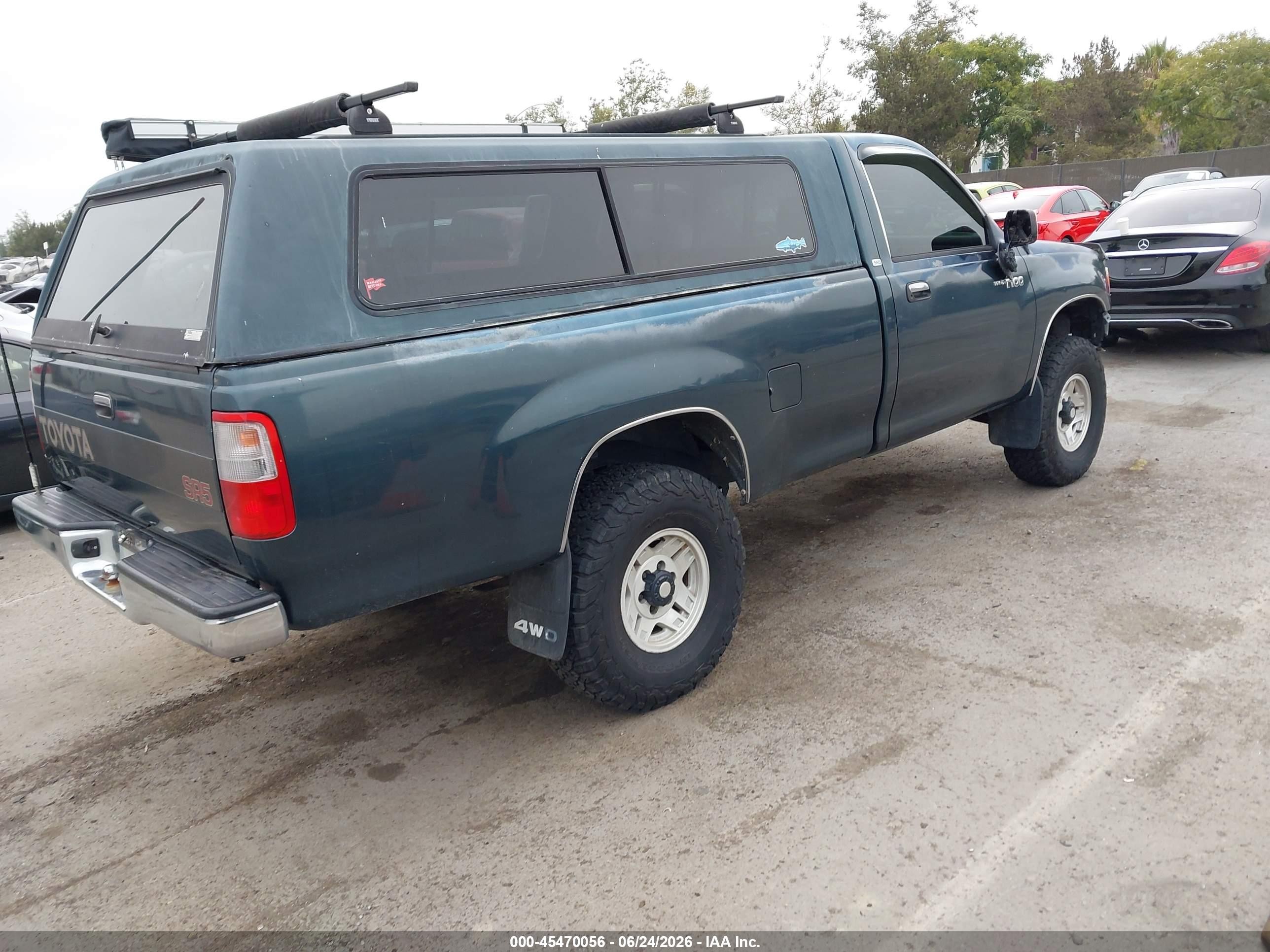 1993 Toyota T100 Sr5 Blue vin: JT4VD20C3P0010970