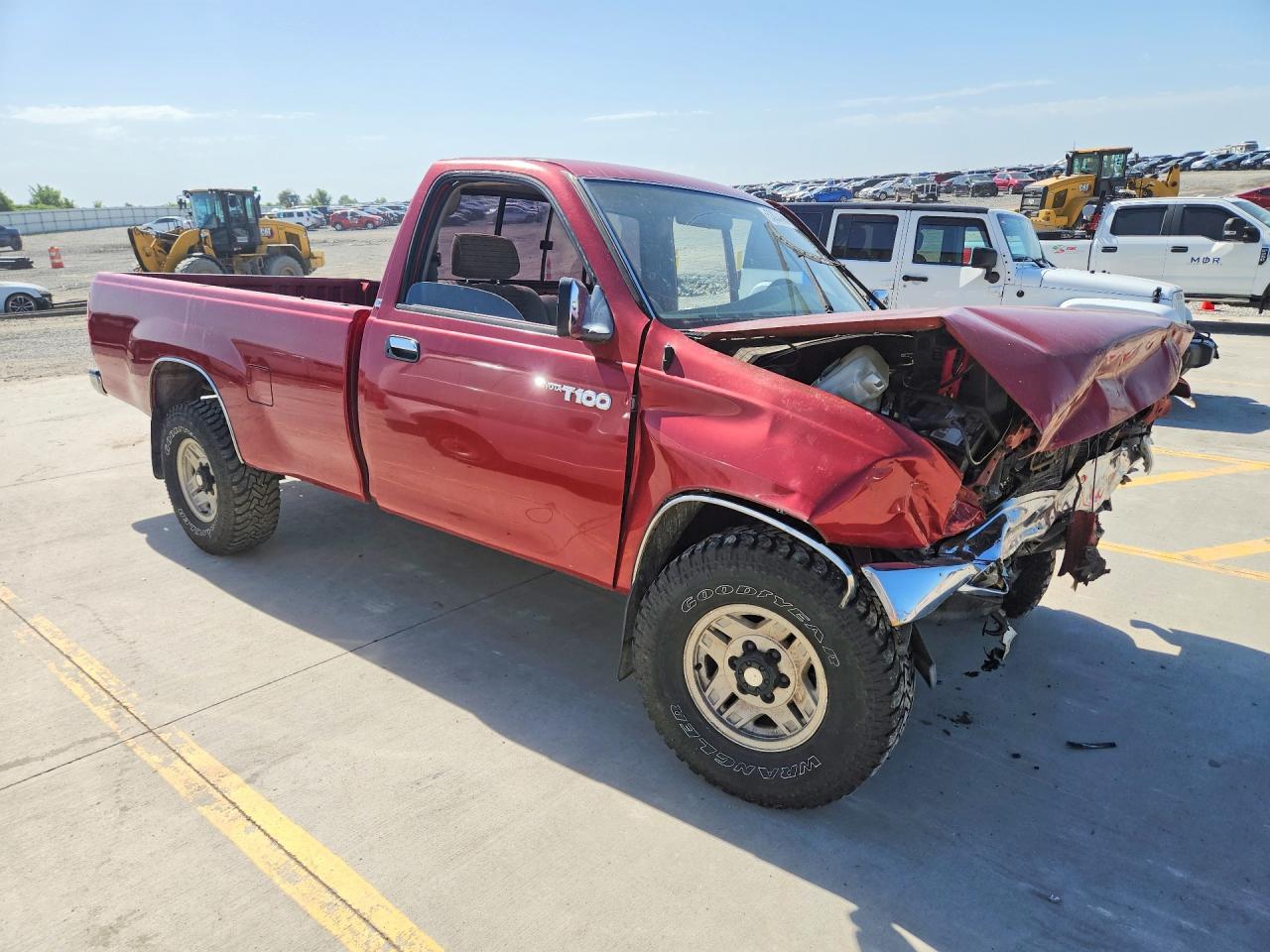 1993 Toyota T100 Sr5 Maroon vin: JT4VD20C5P0008766