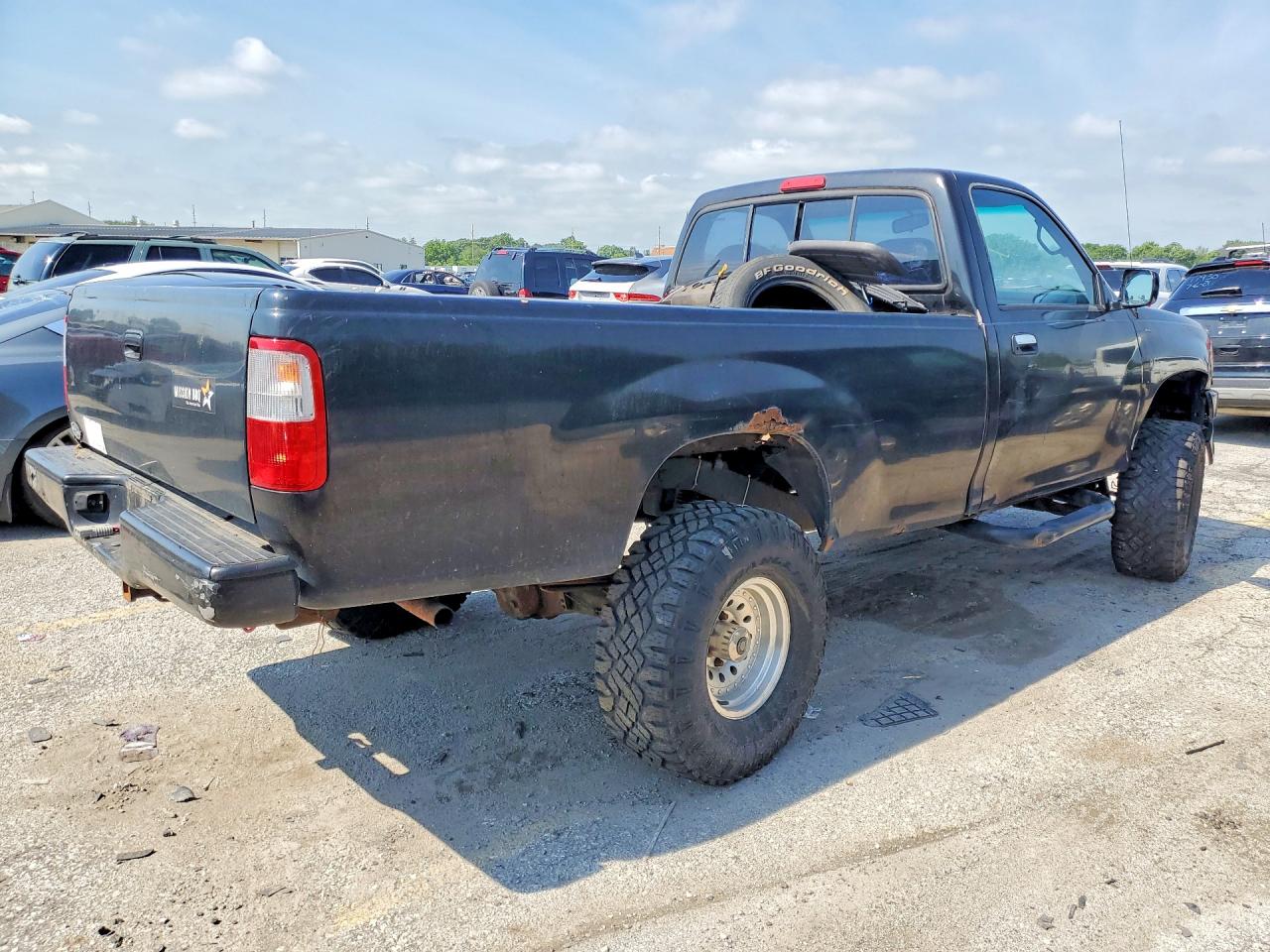 1995 Toyota T100 Dx Black vin: JT4VD21E9S0001604