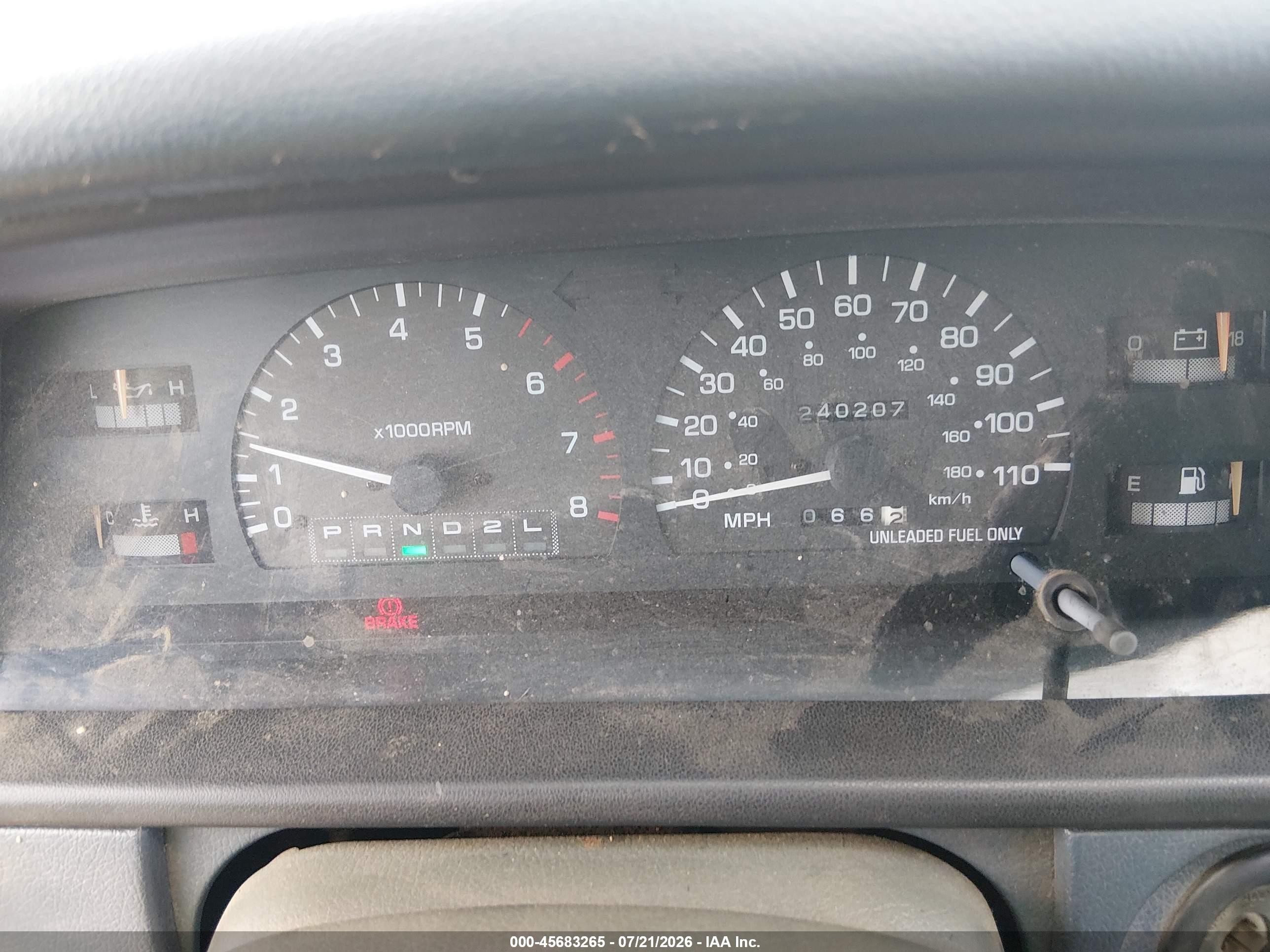1995 Toyota T100 Xtracab Sr5 Blue vin: JT4VD22F8S0010740