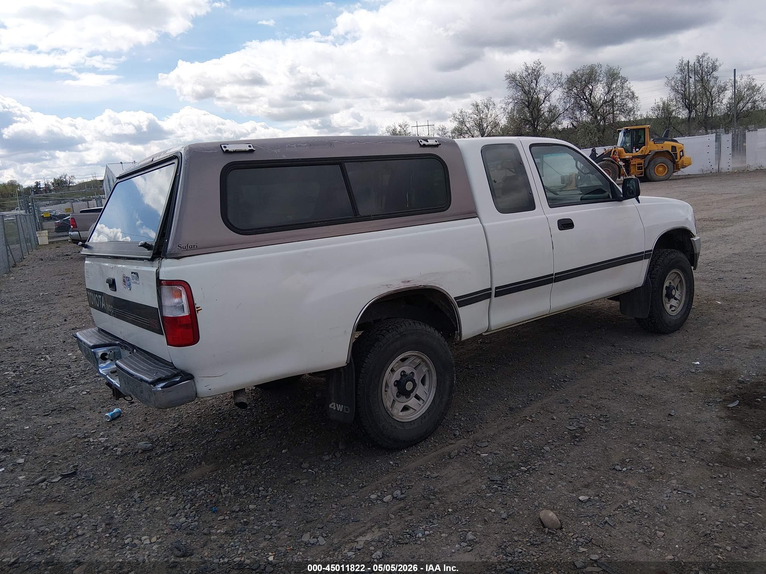 1995 Toyota T100 Xtracab Sr5 White vin: JT4VD22F8S0016439