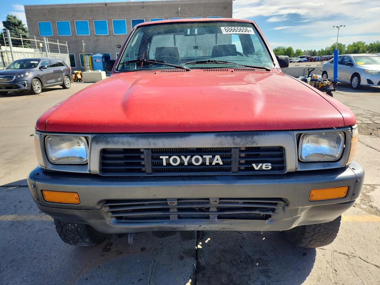 1989 Toyota Pickup 1/2 Ton Short Wheelbase Dlx Red vin: JT4VN01D0K2001536