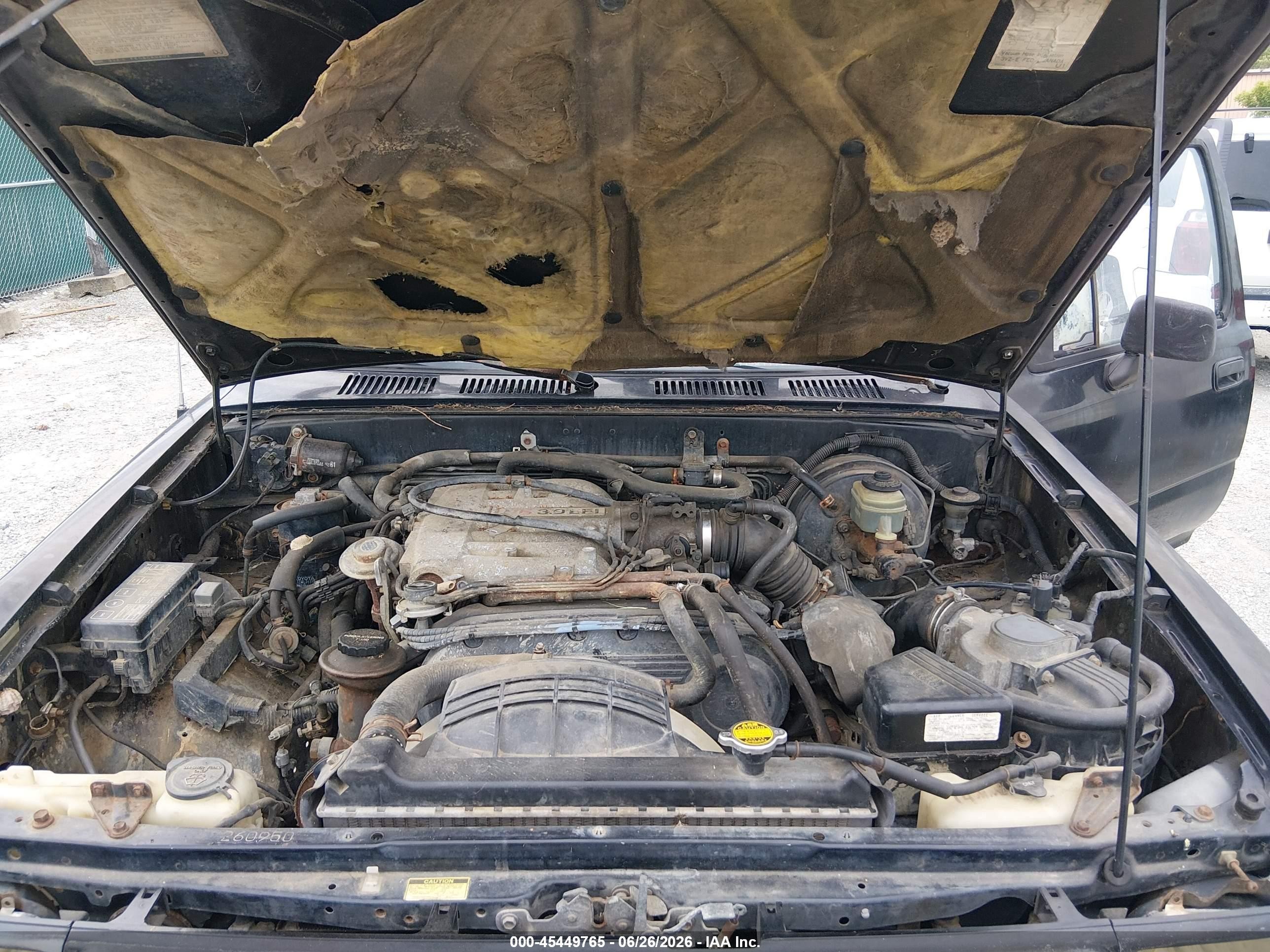 1989 Toyota Pickup 1/2 Ton Sht Wheelbase Dlx Black vin: JT4VN01D4K2004455