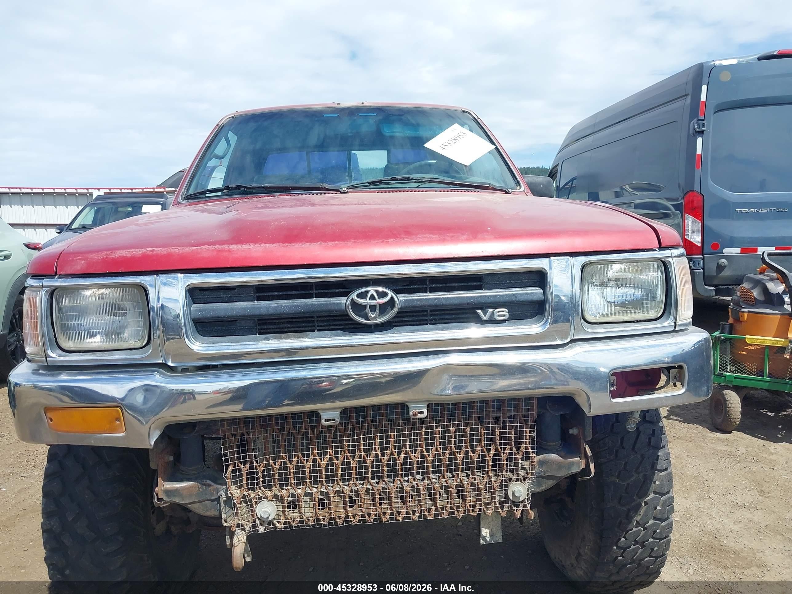 1994 Toyota Pickup 1/2 Ton Ex Lng Whlbase/dx Красный vin: JT4VN13D1R5138691