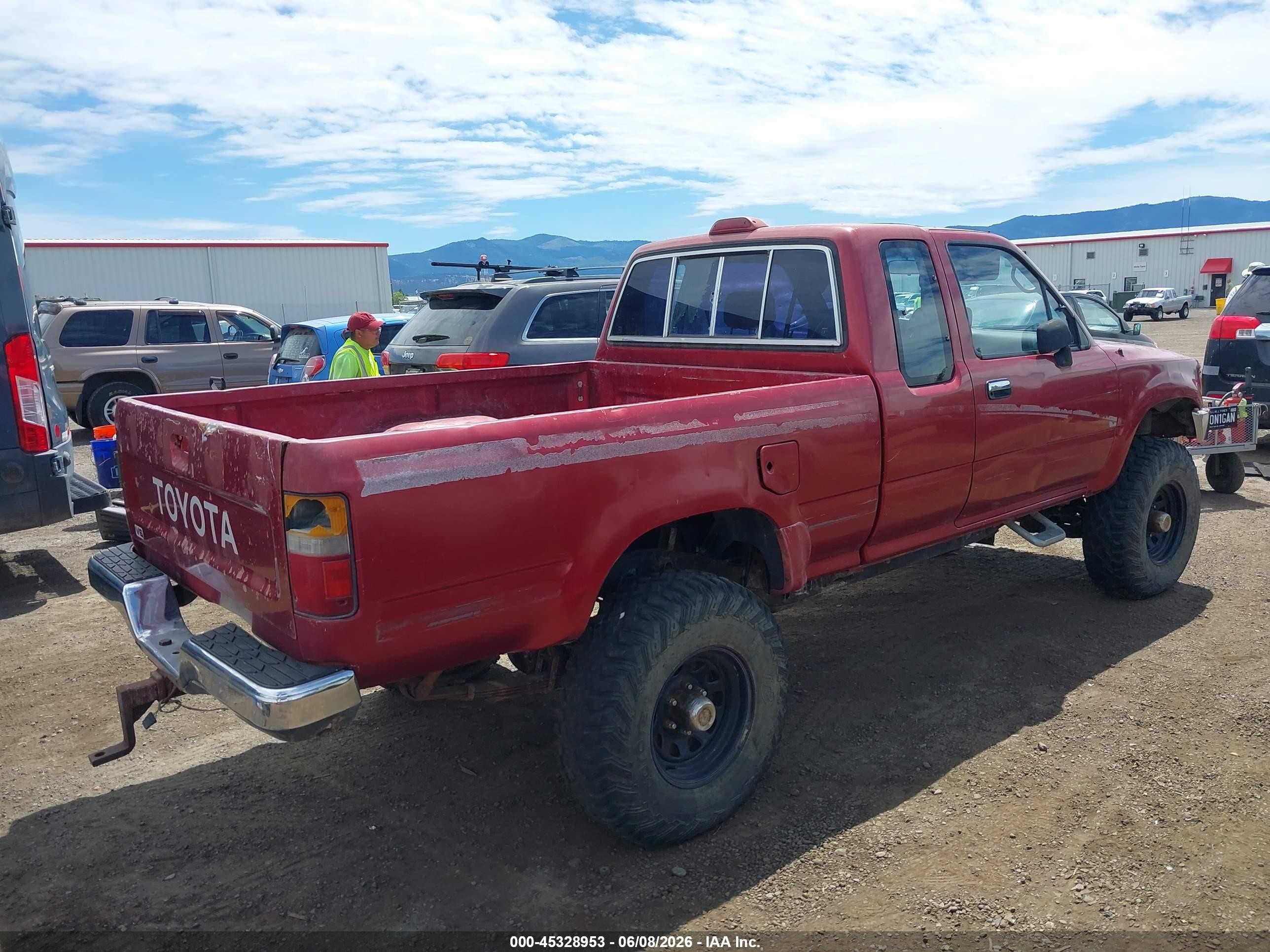 1994 Toyota Pickup 1/2 Ton Ex Lng Whlbase/dx Красный vin: JT4VN13D1R5138691