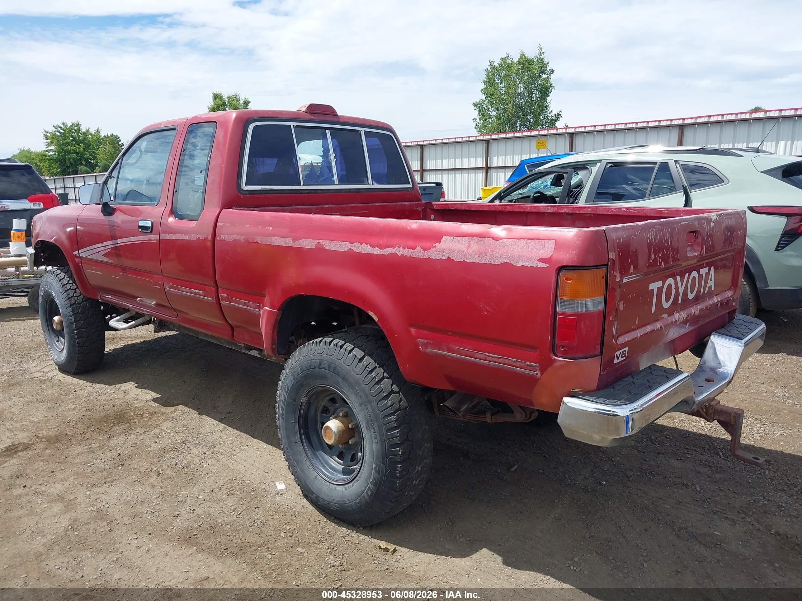 1994 Toyota Pickup 1/2 Ton Ex Lng Whlbase/dx Красный vin: JT4VN13D1R5138691